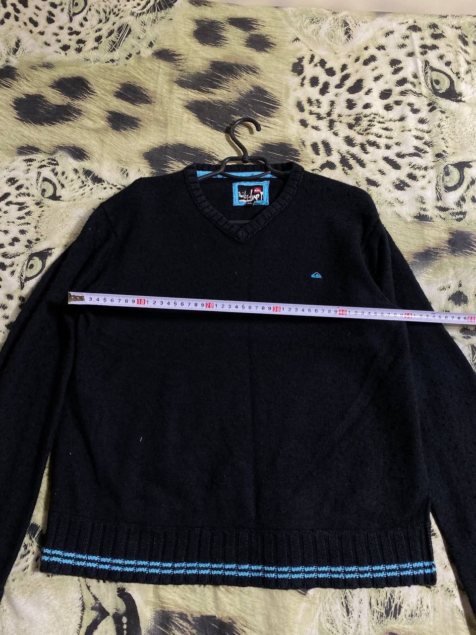 Quiksilver × Vintage 00s VINTAGE QUIKSILVER Knitted Big Logo Surf Style Sweater Size US XL / EU 56 / 4 - 17 Thumbnail