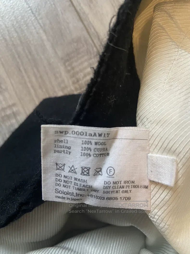 Takahiromiyashita The Soloist. Takahiromiyashita The Soloist. 17FW Cross Belt Wool Pants Size 52R - 3 Thumbnail