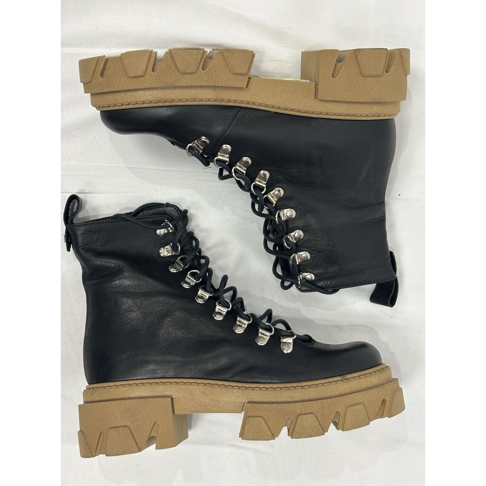 Sam Edelman Sam Edelman Women’s 5 Danika Black Leather Combat Boots Size US 5 / IT 35 - 6 Thumbnail