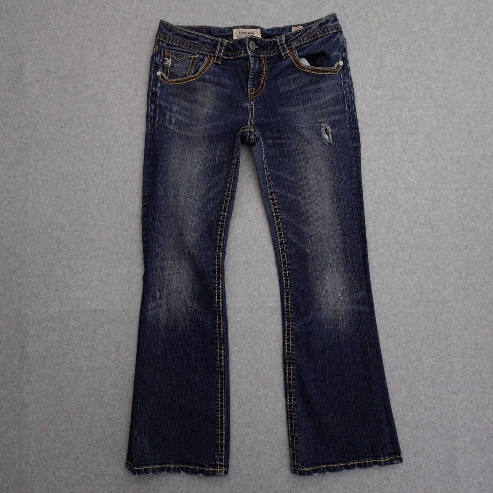 Vintage MEK DNM Jeans Womens Size 30 Distressed Bootcut Mid Rise Blue 30 MEK DNM Jeans Womens Size 30 Distressed Bootcut Mid Rise Blue Size 30" / US 8 / IT 44 - 2 Thumbnail