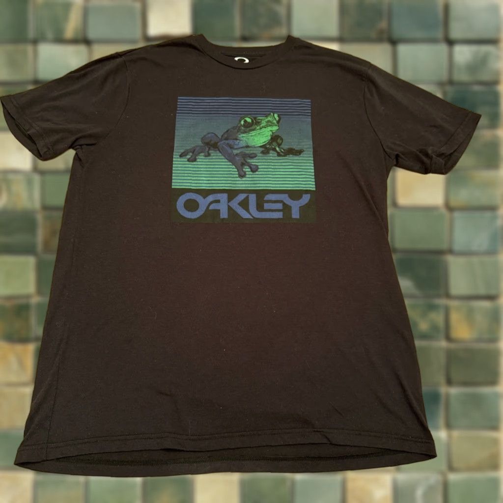 Oakley Oakley Ohydrolix Tee Shirt Regular Short Sleeve Black Graphic Mens Medium T-Shirt Oakley Ohydrolix Size US M / EU 48-50 / 2 - 1 Thumbnail