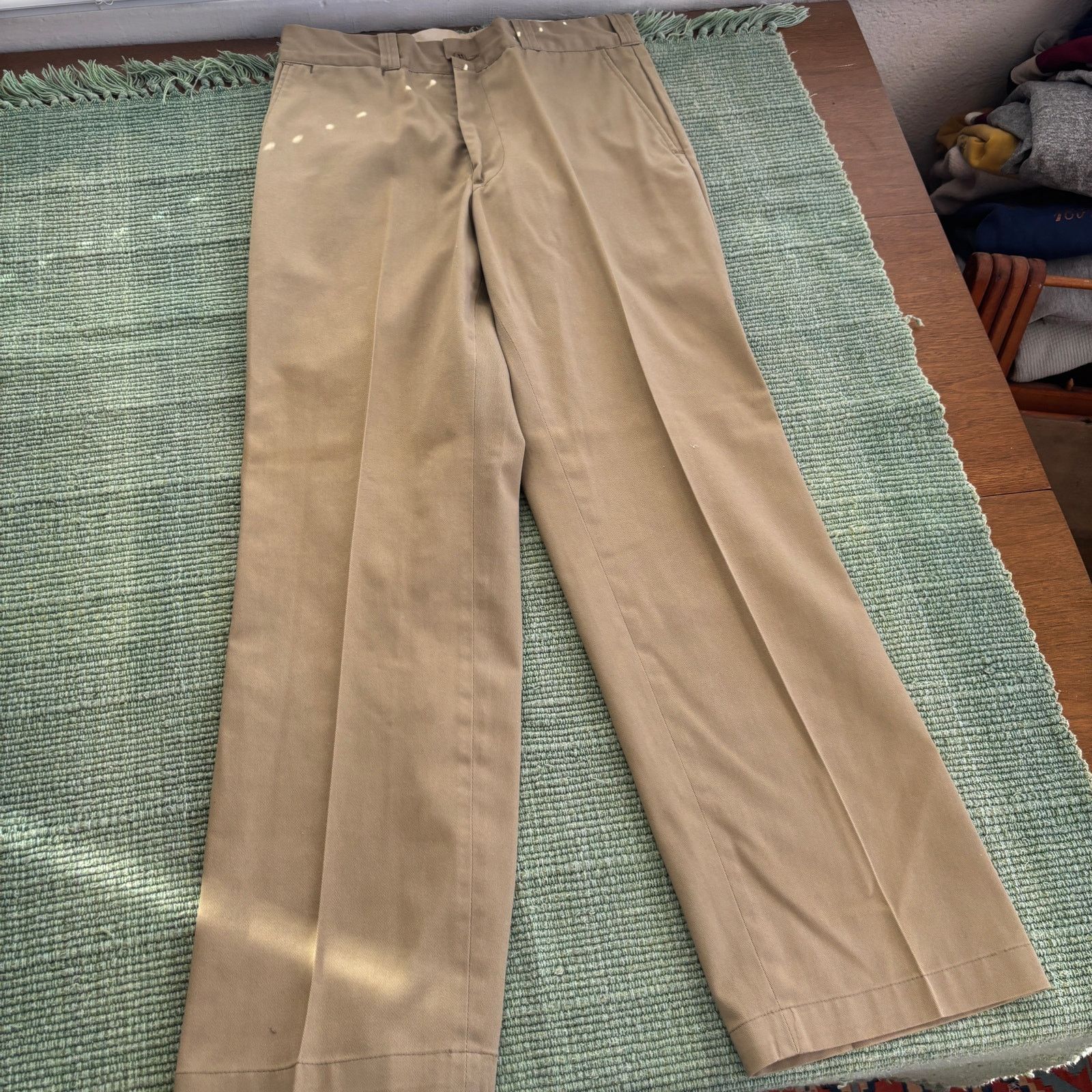 Big Mac × Vintage True vintage 1970's Big Mac JCPenney pleated khaki trousers Size US 32 / EU 48 - 6 Thumbnail