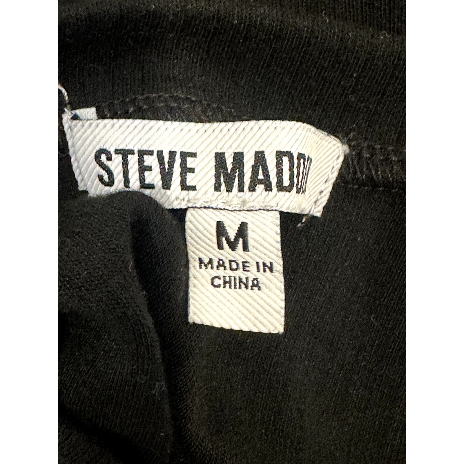 Steve Madden Steve Madden Womens Black Sleeveless Racerback Midi Dress M Size M / US 6-8 / IT 42-44 - 8 Thumbnail