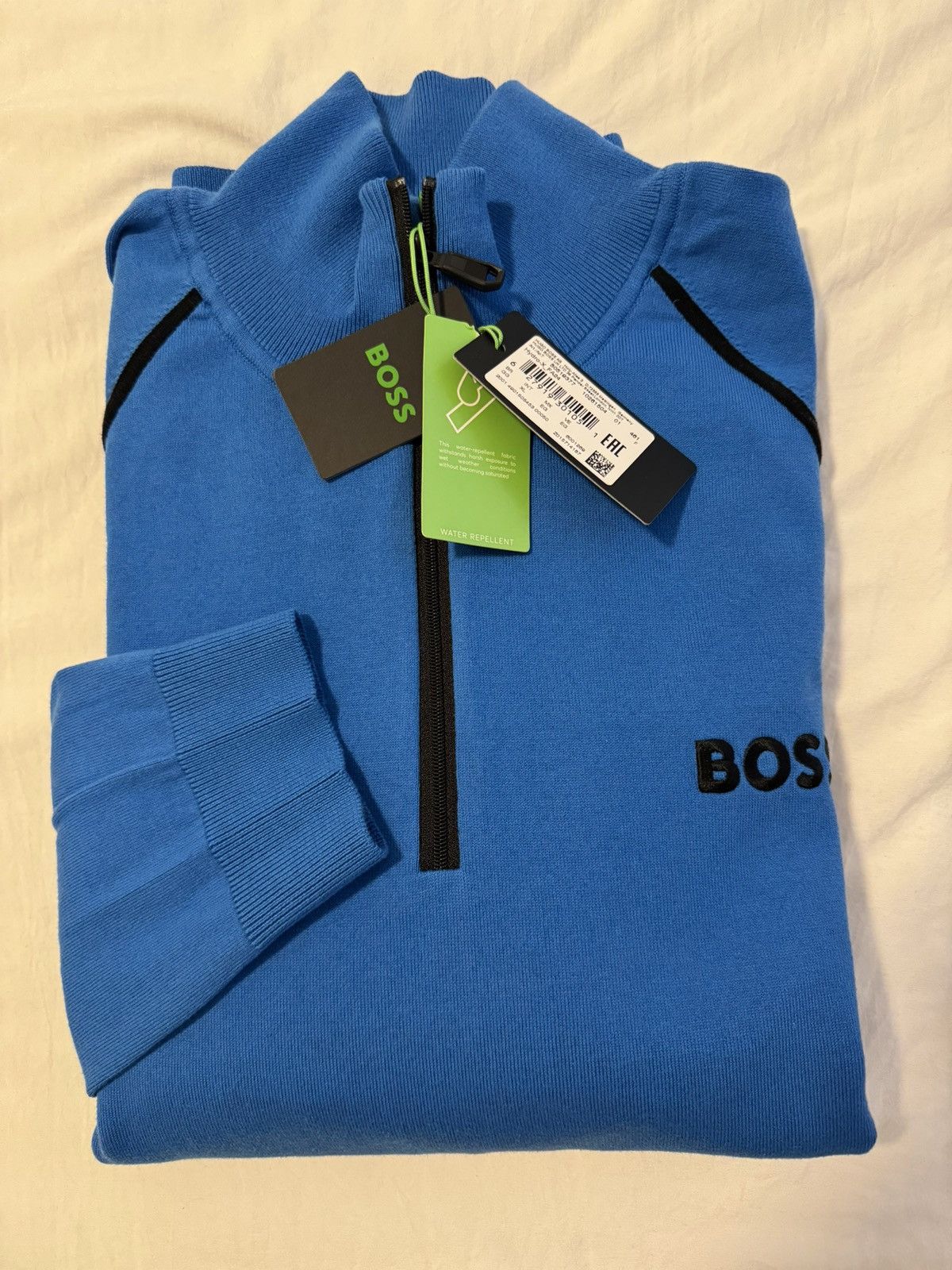 Hugo Boss Sweater with Color Blocking with Logo Size US XL / EU 56 / 4 - 1 Thumbnail