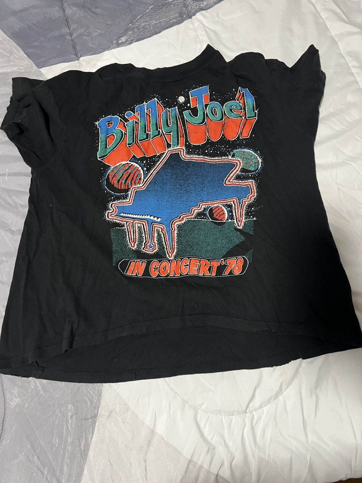 MadeWorn MadeWorn Billy Joel Cropped Tee Size US L / EU 52-54 / 3 - 2 Thumbnail