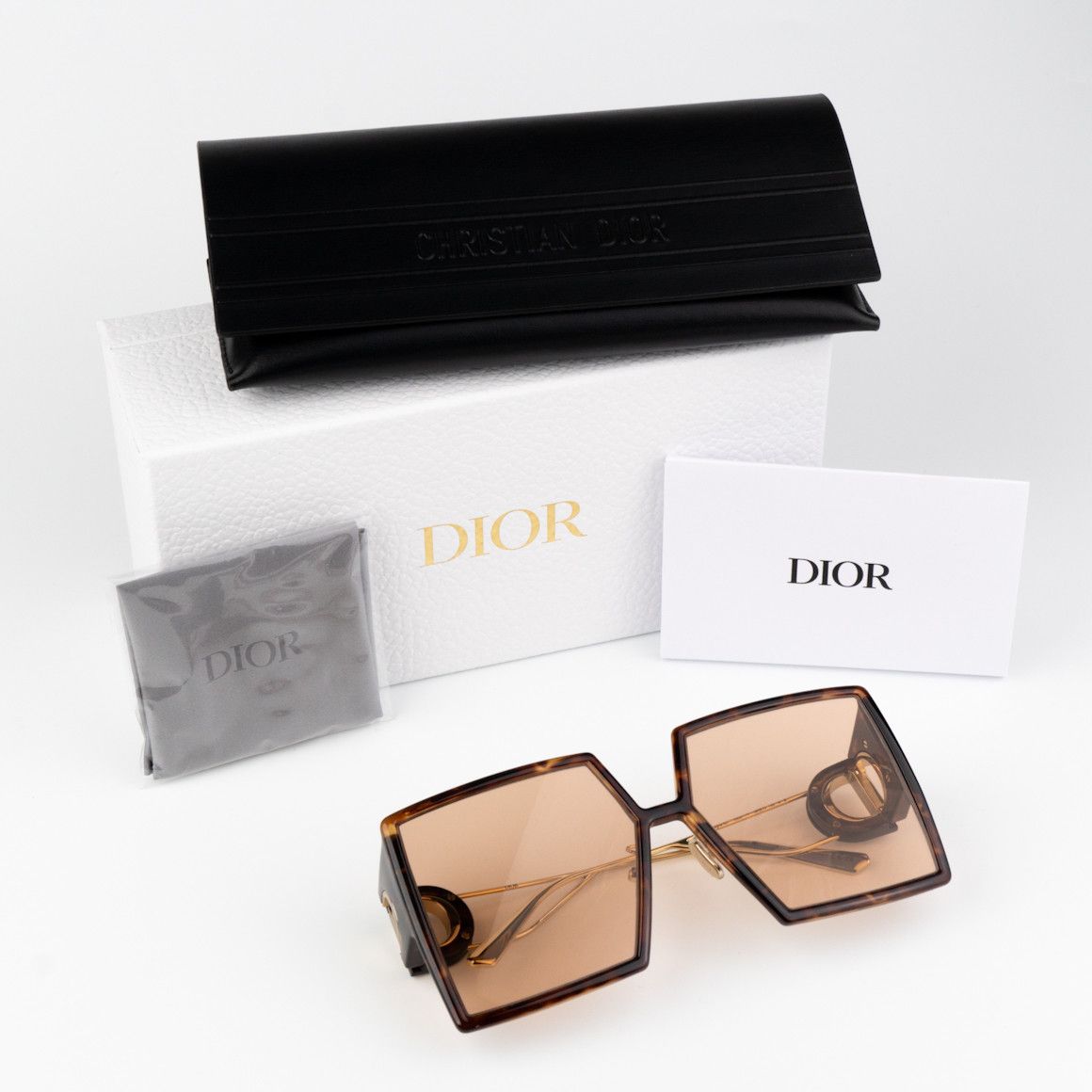 Dior NEW Dior 30MONTAIGNE SU 26L0 Women Square Sunglasses Size ONE SIZE - 11 Thumbnail