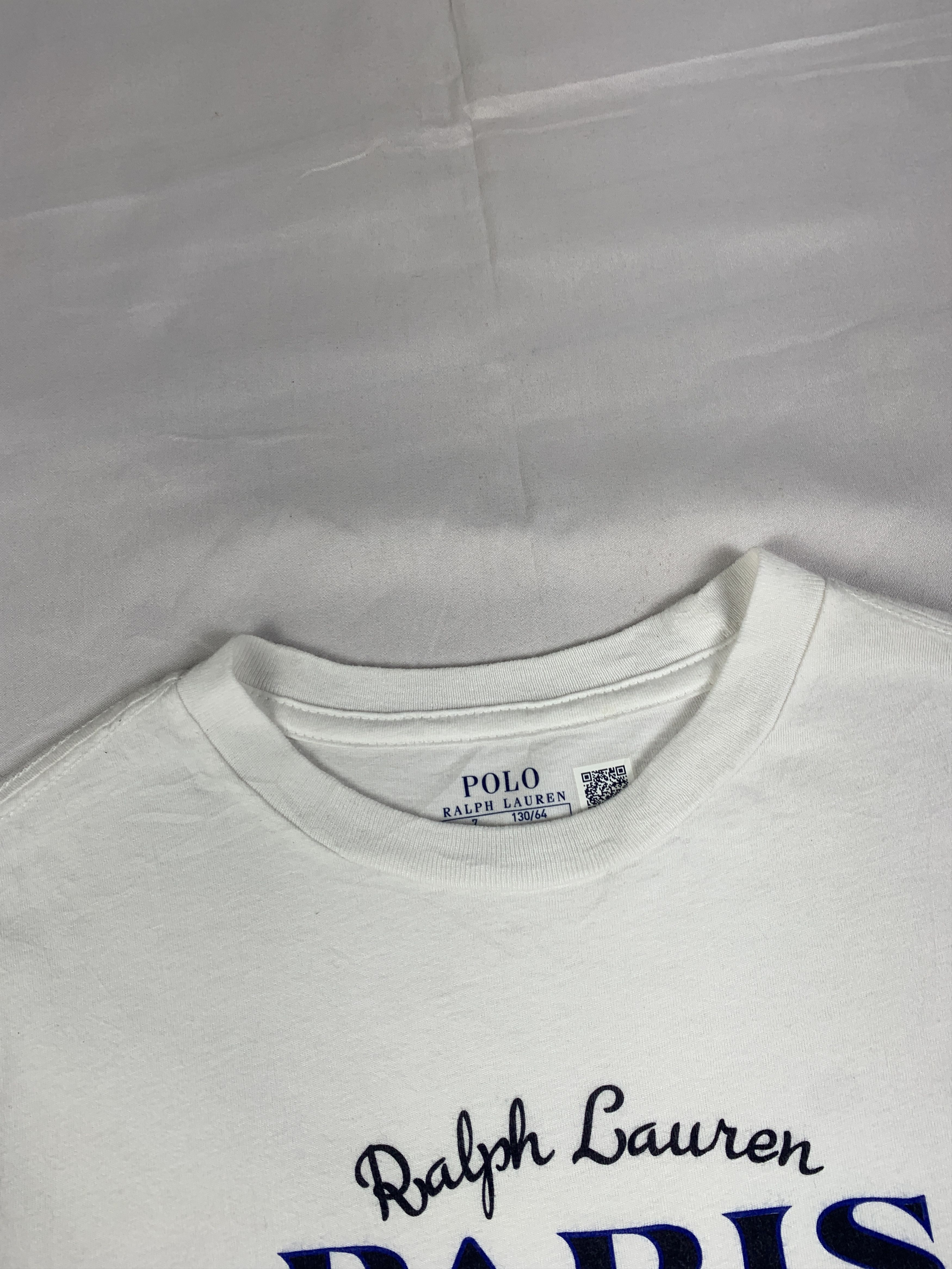Polo Ralph Lauren Polo by Ralph Lauren White Royal Logo Baby Tee (S) Size S / US 4 / IT 40 - 7 Thumbnail