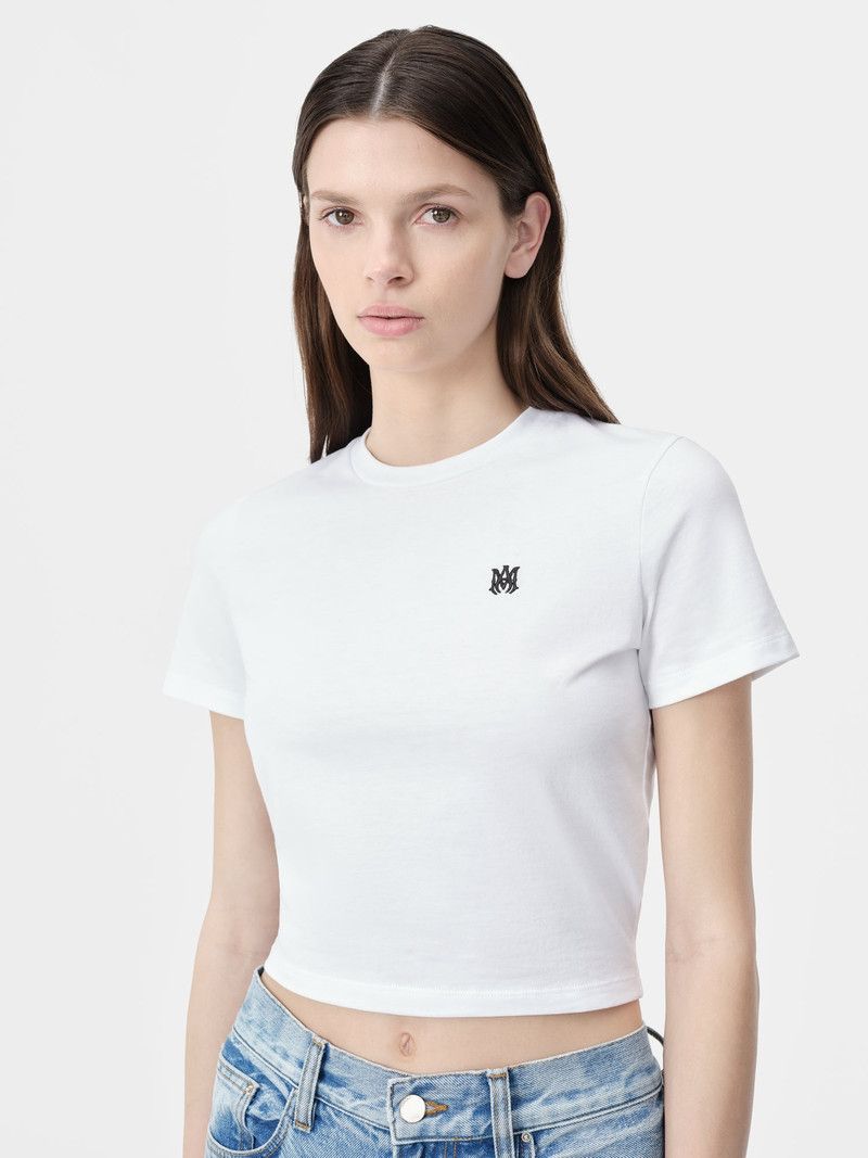 Amiri o1orln1125 MA Embroidered T-Shirt in White Size M / US 6-8 / IT 42-44 - 5 Thumbnail