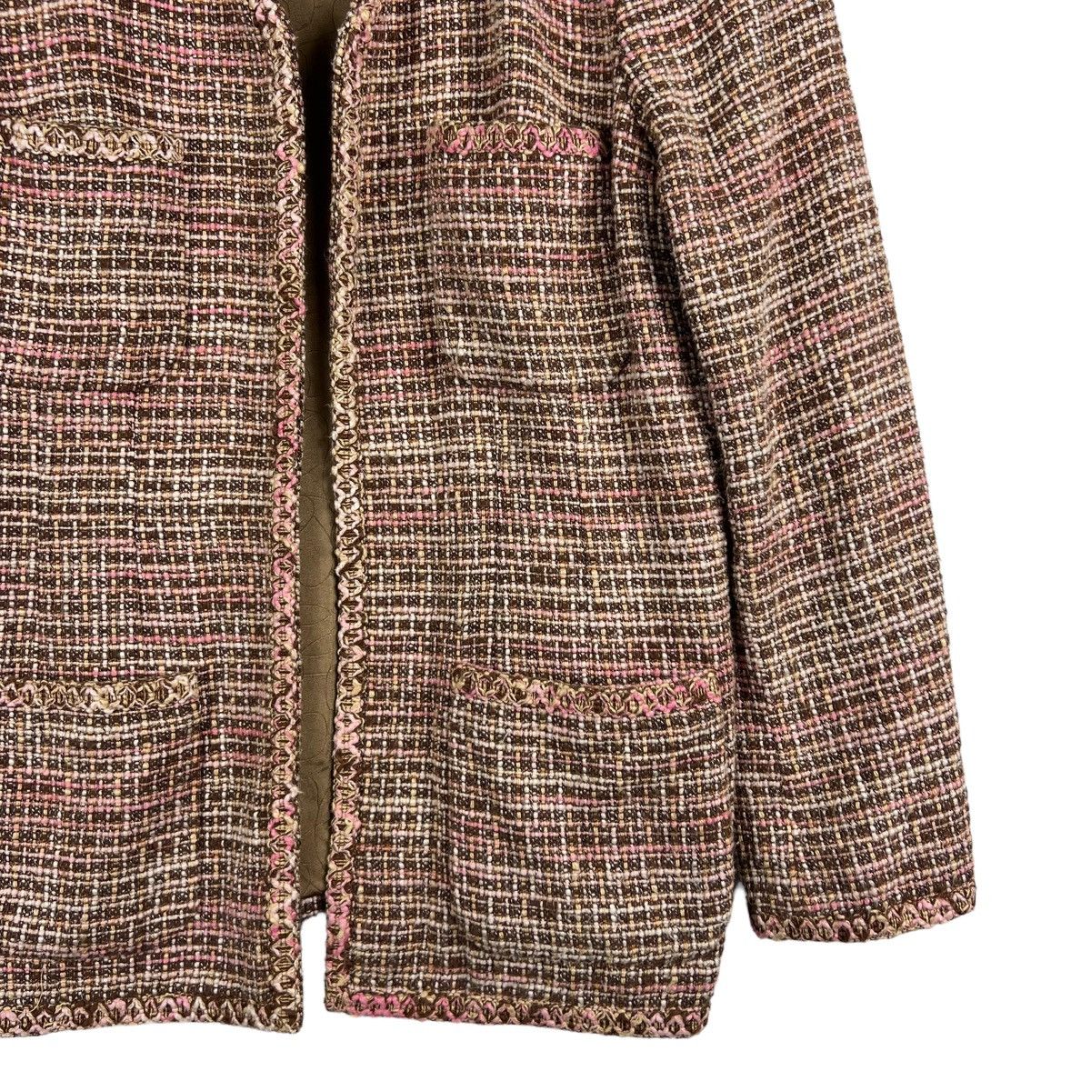 Chanel 🔥VINTAGE CHANEL TWEED JACKETS Size S / US 4 / IT 40 - 6 Thumbnail