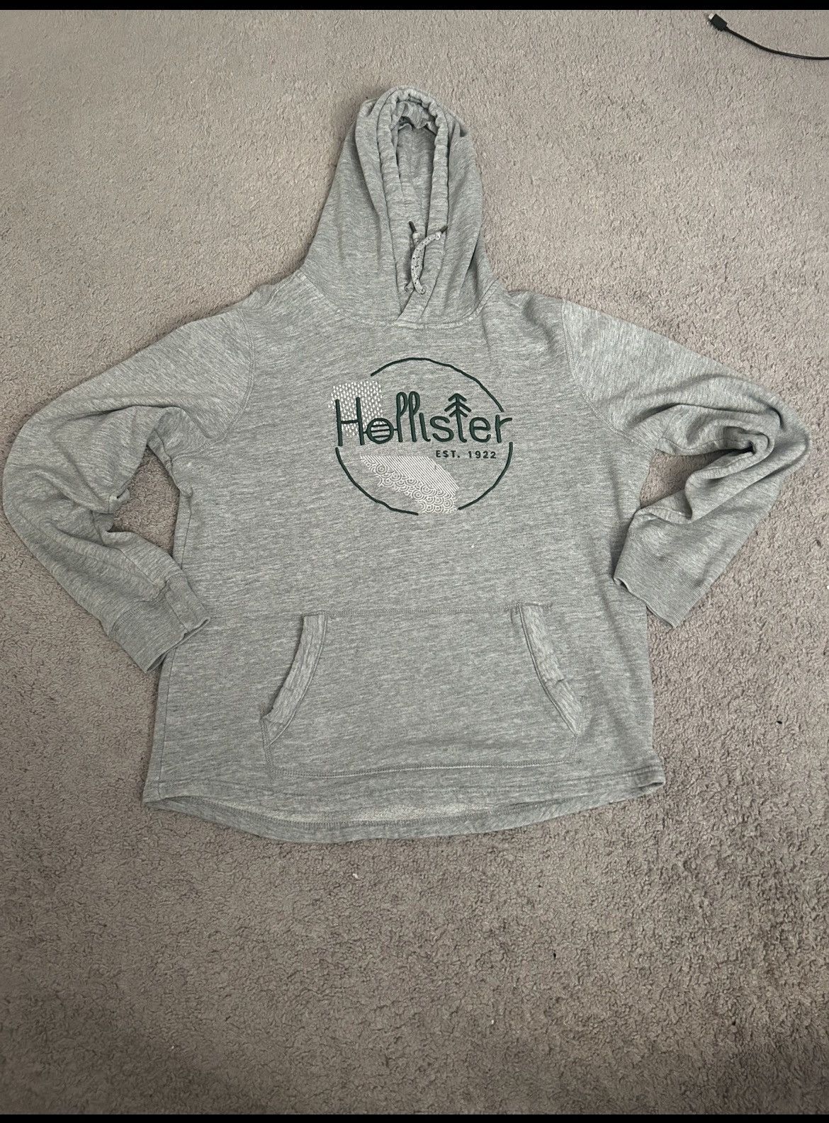 Hollister Grey hollister hoodie Size US L / EU 52-54 / 3 - 1 Thumbnail