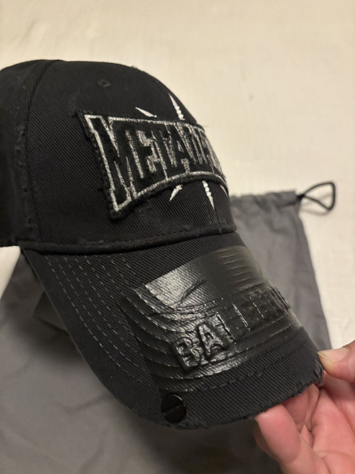 Balenciaga BALENCIAGA METALHEAD CAP Size ONE SIZE - 7 Thumbnail