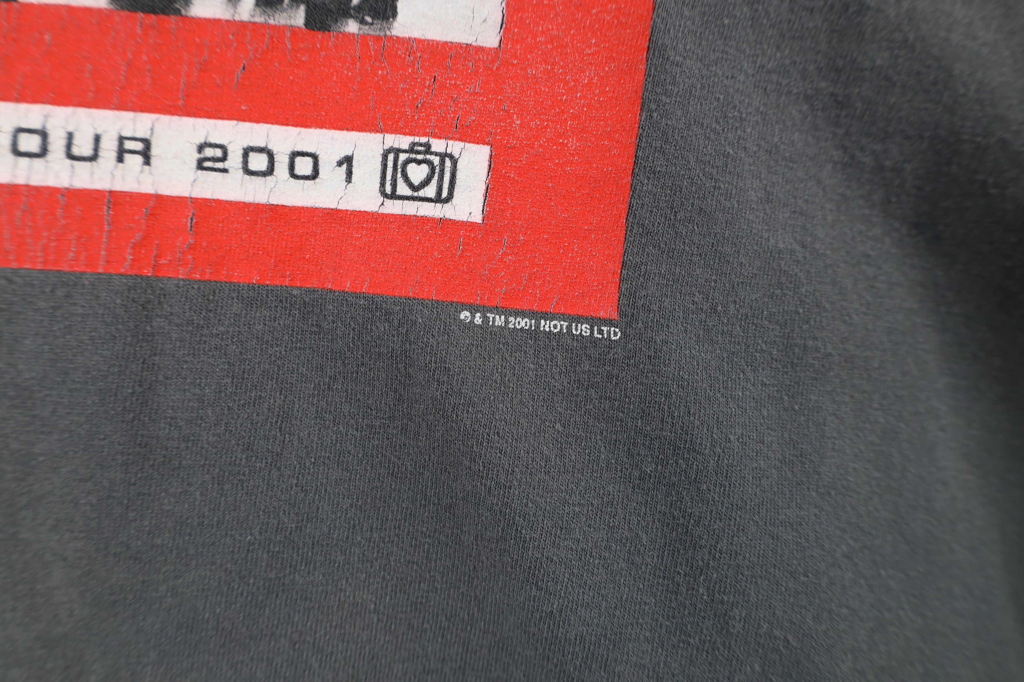 Vintage Vintage Y2K 2001 Elevation Tour U2 Band T-Shirt Gray USA Size US XL / EU 56 / 4 - 5 Thumbnail