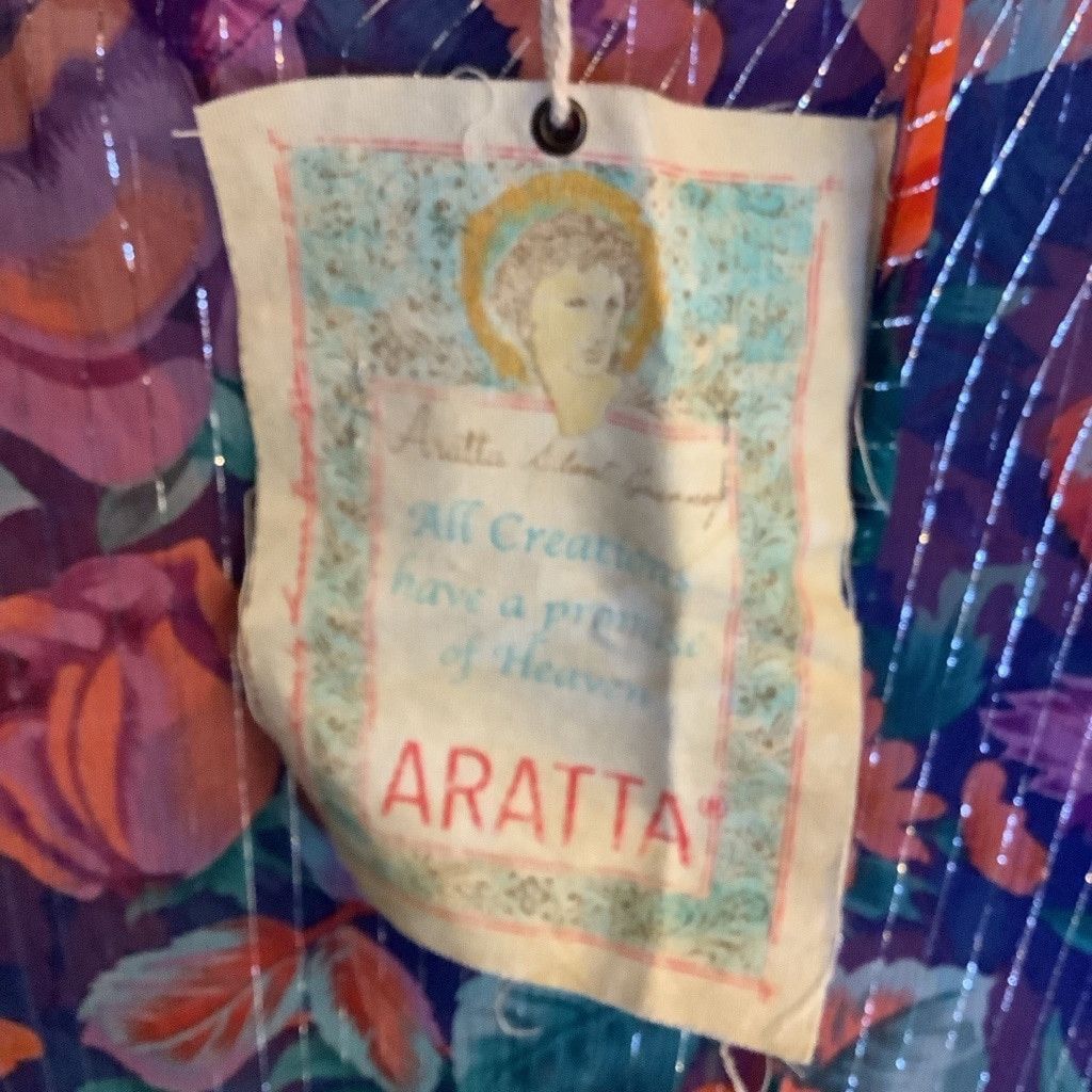 Anthropologie Women's Aratta Floral Dress M Blue purple Orange Size M / US 6-8 / IT 42-44 - 8 Thumbnail