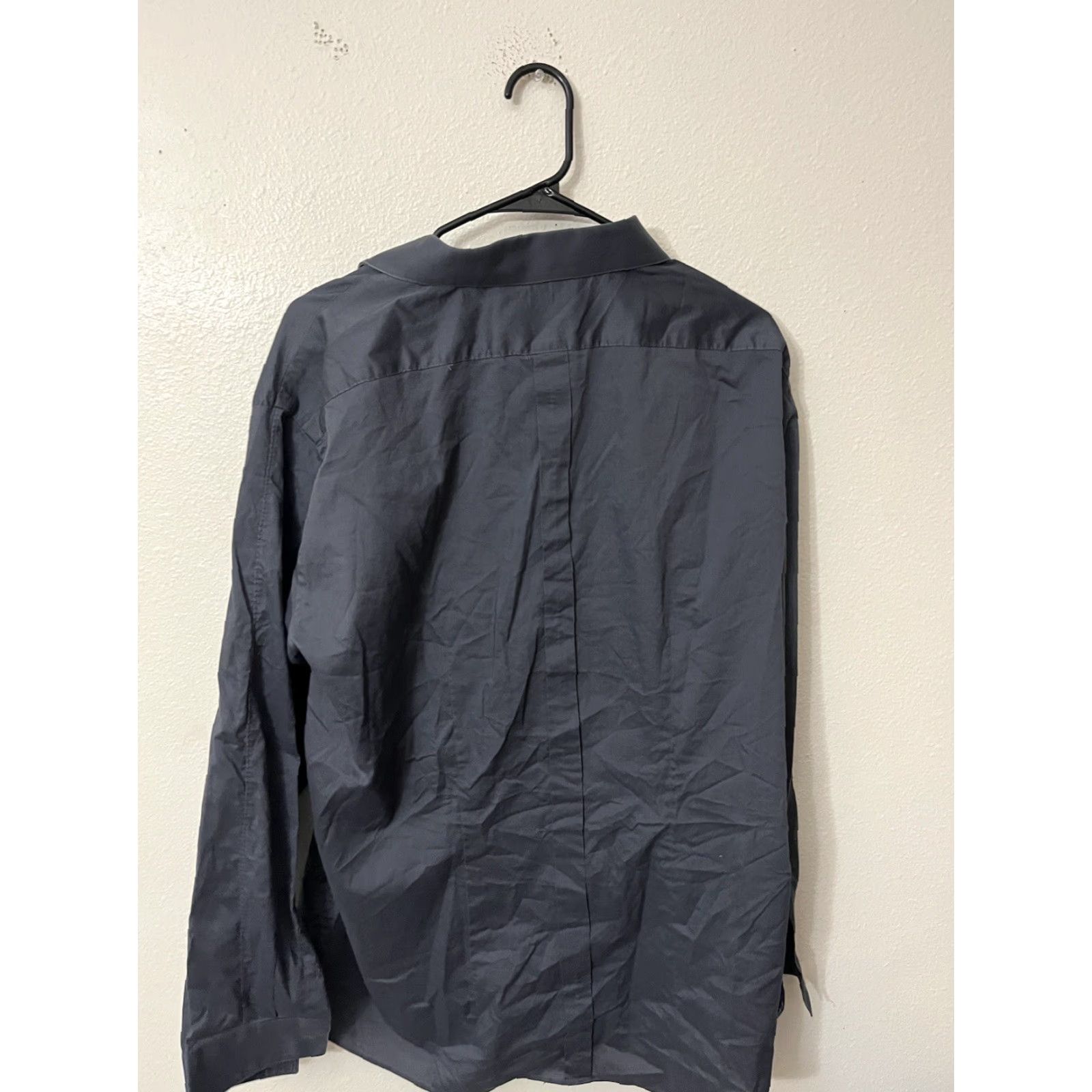 Geoffrey Beene VINTAGE Geoffrey Beene Men's Dress Shirt XL Black Striped Slim Fit Long Sleeve Button Up Casual Office Travel Size US XL / EU 56 / 4 - 3 Thumbnail
