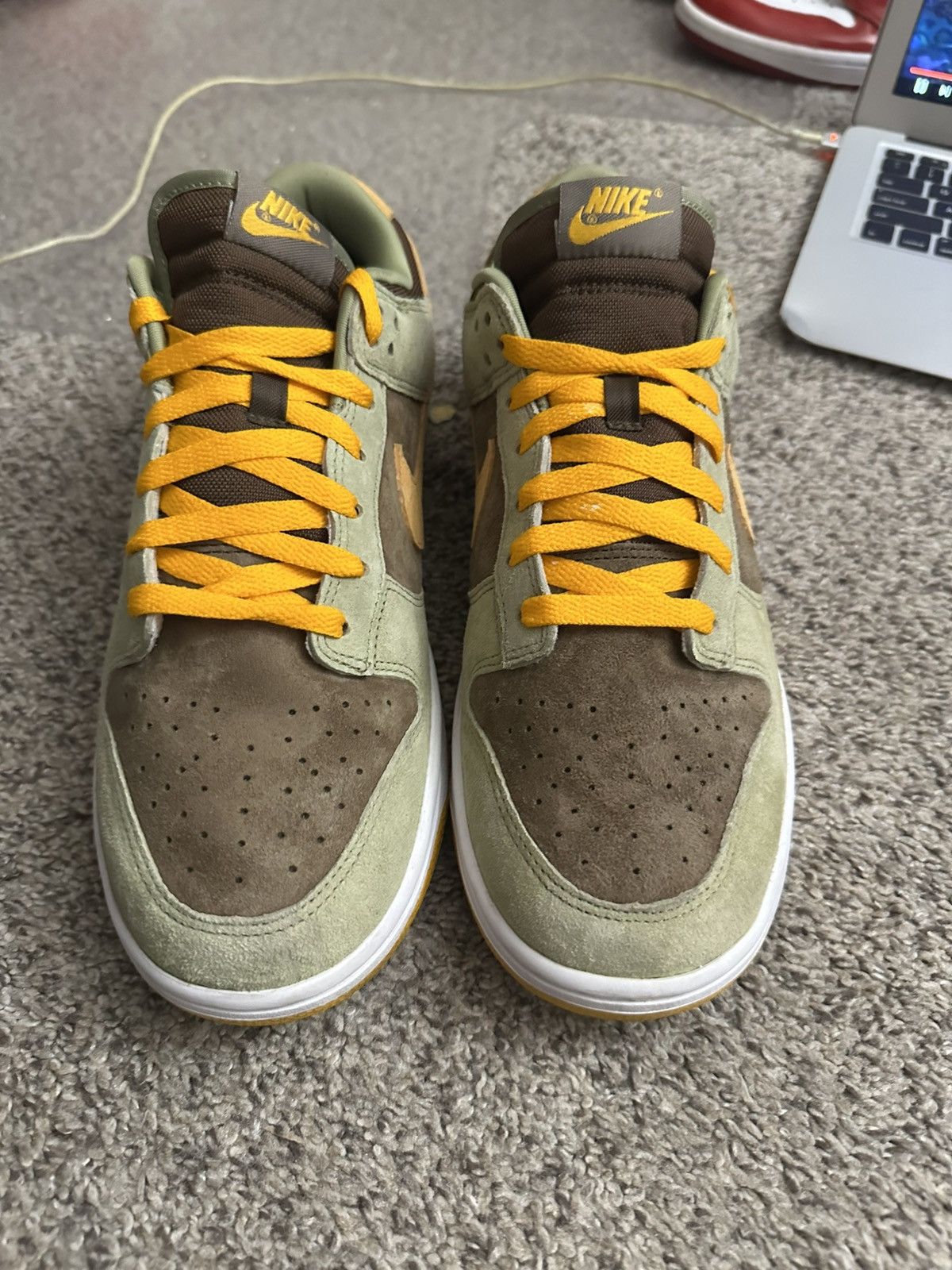 Nike Nike dunk low dusty olive green brown white - size 10 Size US 10 / EU 43 - 4 Thumbnail