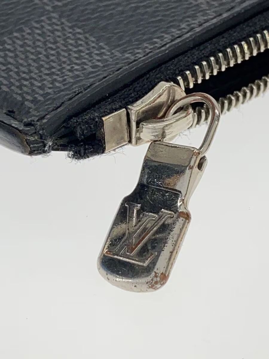 Louis Vuitton Louis Vuitton Damier Graphite Coin Card Holder Black Size ONE SIZE - 6 Thumbnail