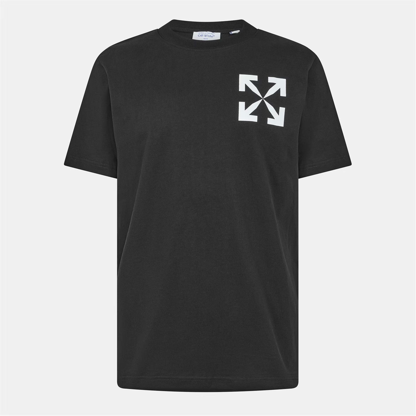 Off-White o1g2r1mq0226 Single Arrow T-Shirt In Black Size US M / EU 48-50 / 2 - 1 Thumbnail