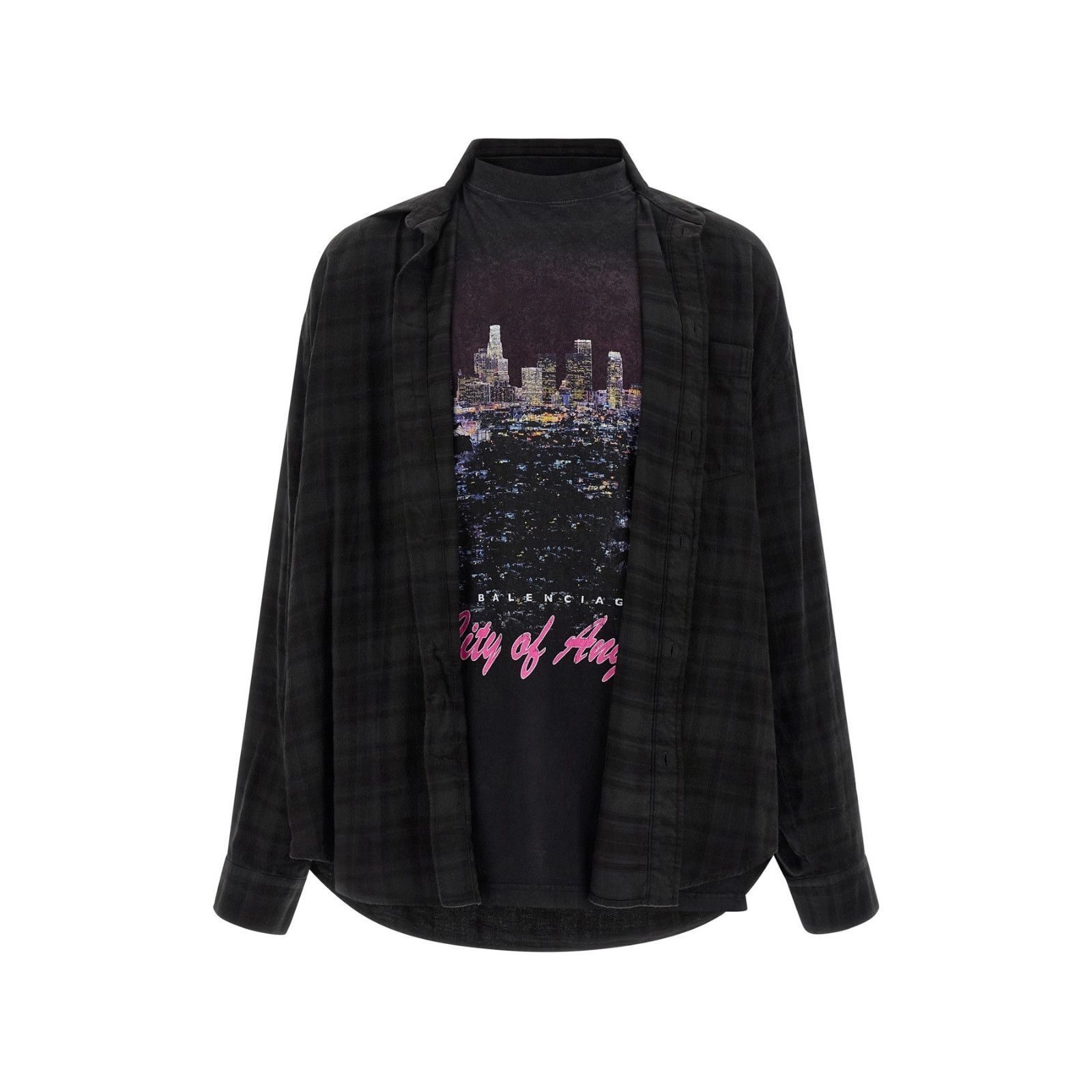 BALENCIAGA Black Cotton Shirt New