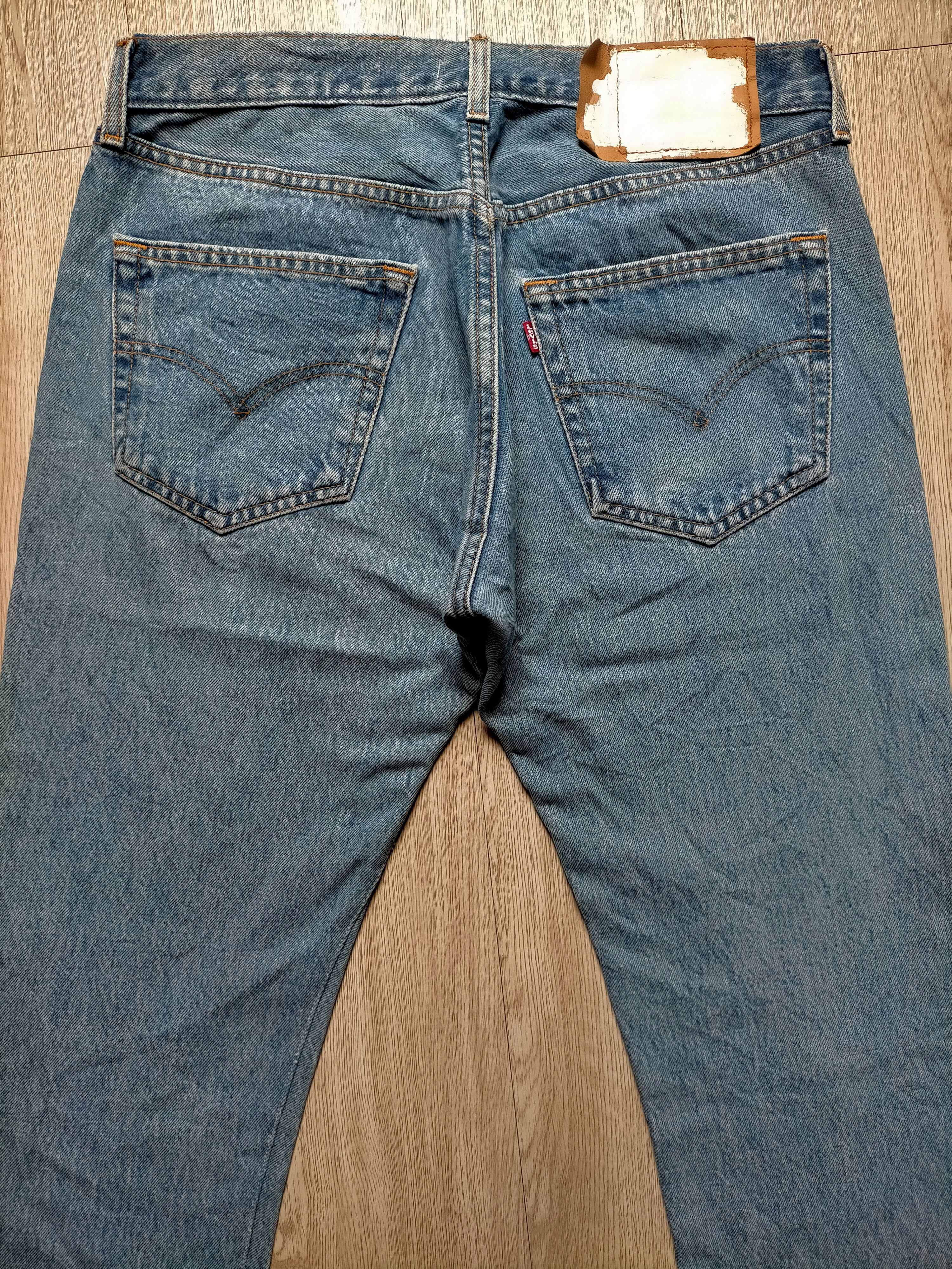Levi's Vintage Levis 501 x Old Park Upcycle Blue Jeans Size US 30 / EU 46 - 12 Thumbnail