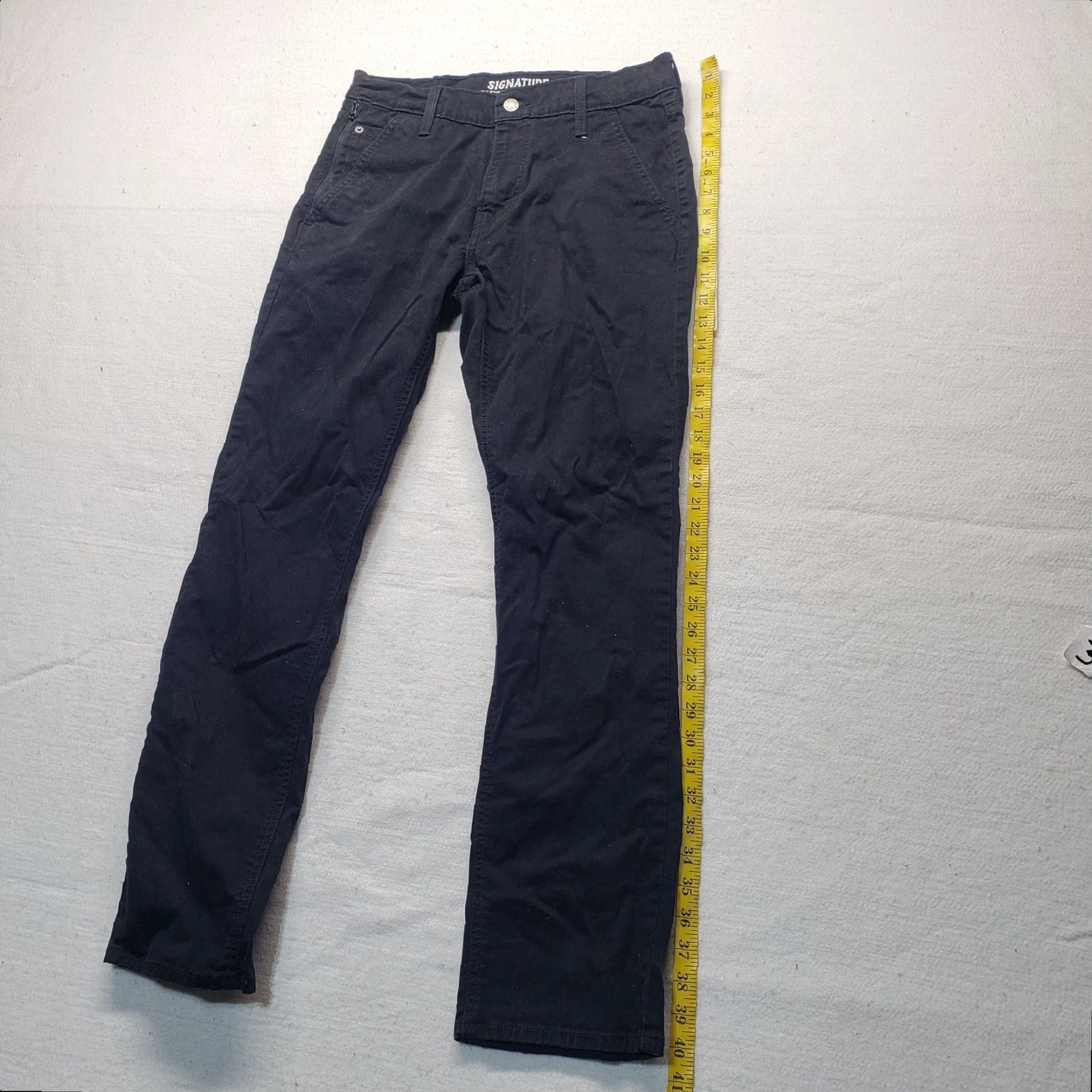 Levi's Levi's Levi Strauss Signature Blue Jean Athletic Straight Leg Jeans Women Size 10 Adult Dark Blue Slim Straight Womens Jeans S67 Signature Blue Jean Size 32" / US 10 / IT 46 - 7 Thumbnail