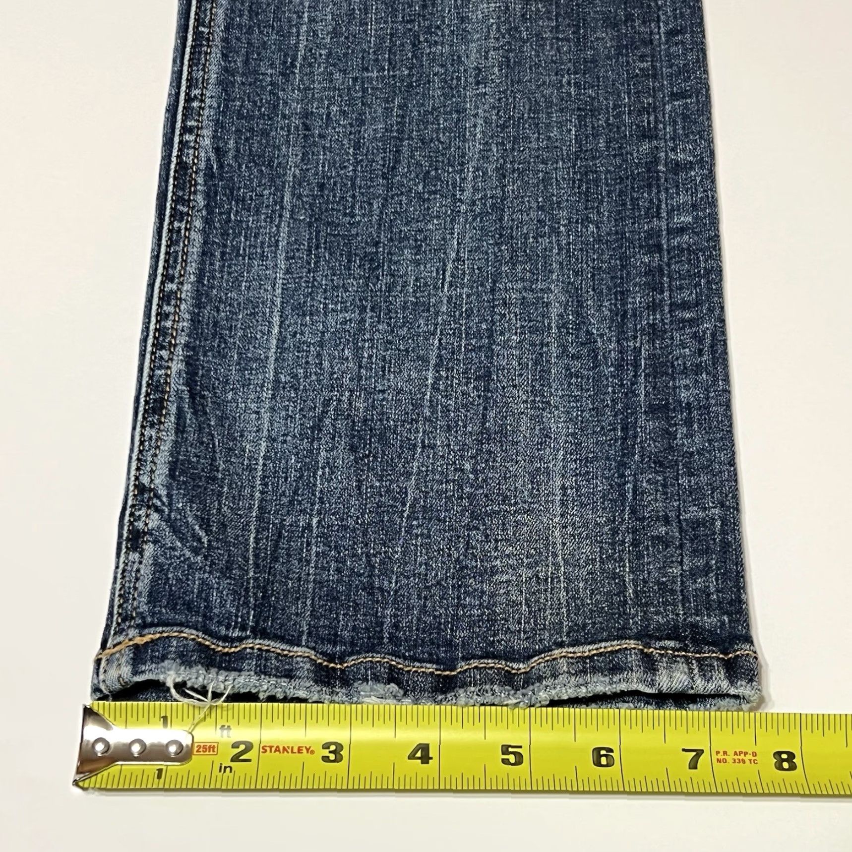 BKE BKE Victoria Straight Jeans Womens 35x32 Blue Mid Rise Stretch Denim Denim Straight Size 24" / US 00 / IT 34 - 6 Thumbnail