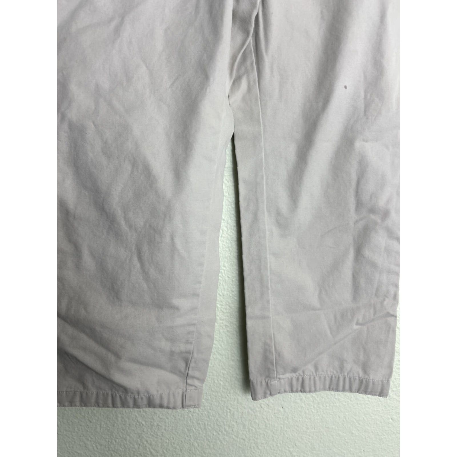 Vintage Columbia ROC Pants AL8179 Womens Size 6 Cargo Straight Leg Stone Cotton Hiking Pockets Belted Cream Modern Outdoor Mens Womens gauge Size 28" / US 6 / IT 42 - 2 Thumbnail