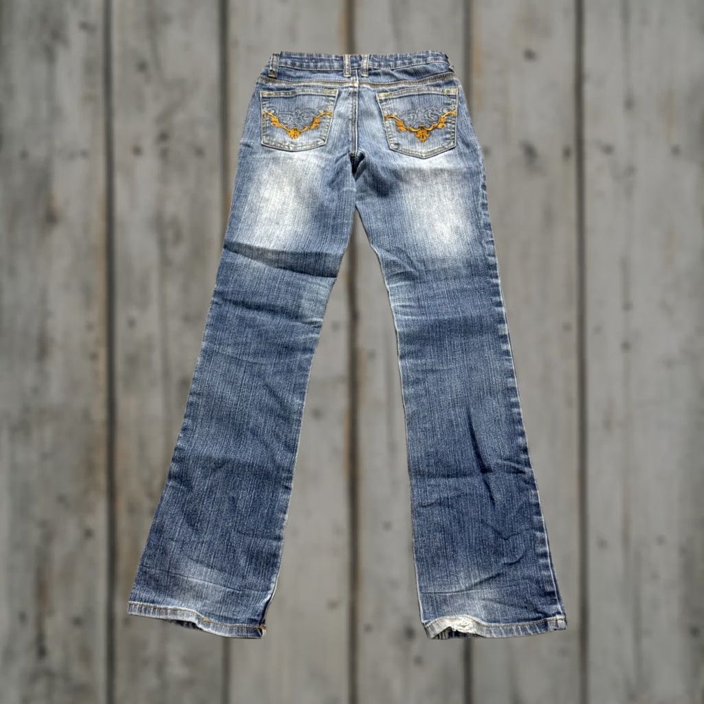 Southpole VTG Southpole Jeans Womens XS Regular Size Blue Washed Y2K Slim Boot Embroidered Womens Jeans Size 26" / US 2 / IT 38 - 1 Thumbnail