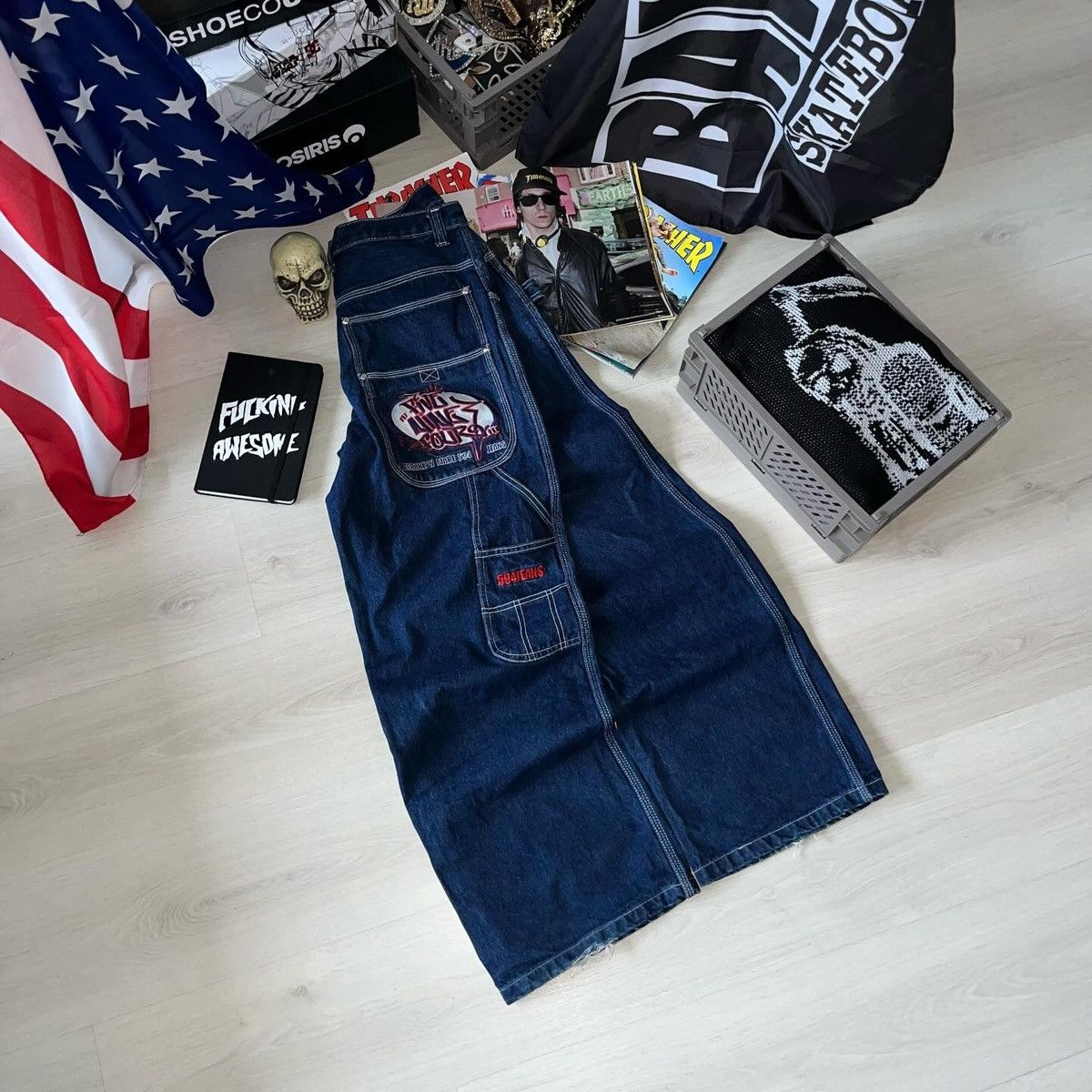 JNCO jnco style jeans 594 y2k🗡️ Size US 31 - 2 Thumbnail