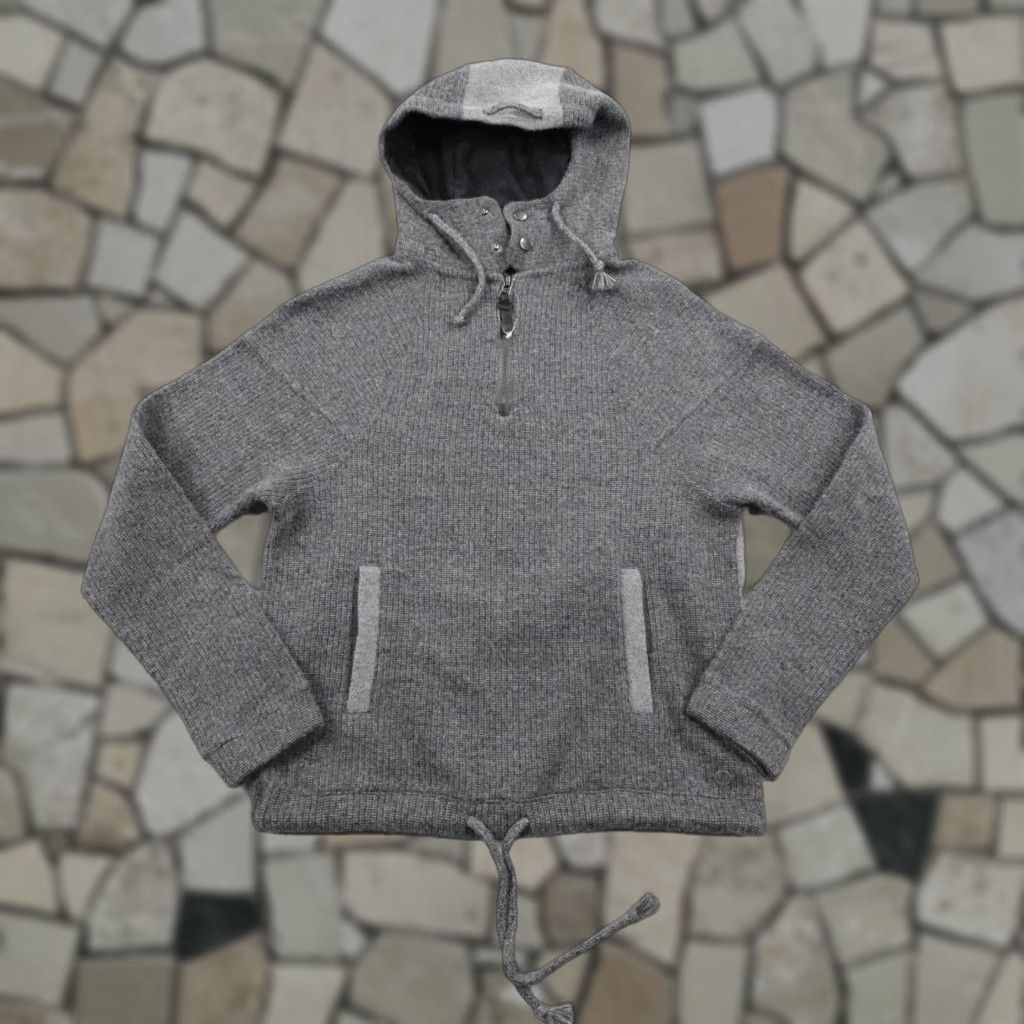 Prana PrAna Hoodie Womens XS Gray Hartlie Pullover 1/4 Zip Wool Blend Sweatshirt Size XS / US 0-2 / IT 36-38 - 1 Thumbnail