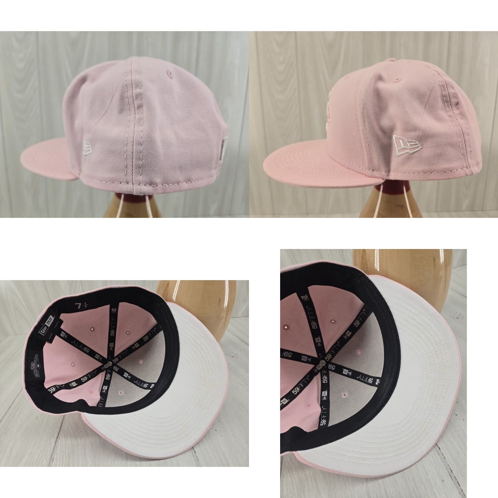 New Era New Era 5950 Hat Pink 7 1/4 Men Rocket City Trash Pandas Rocketeer Baseball Cap Size ONE SIZE - 9 Thumbnail