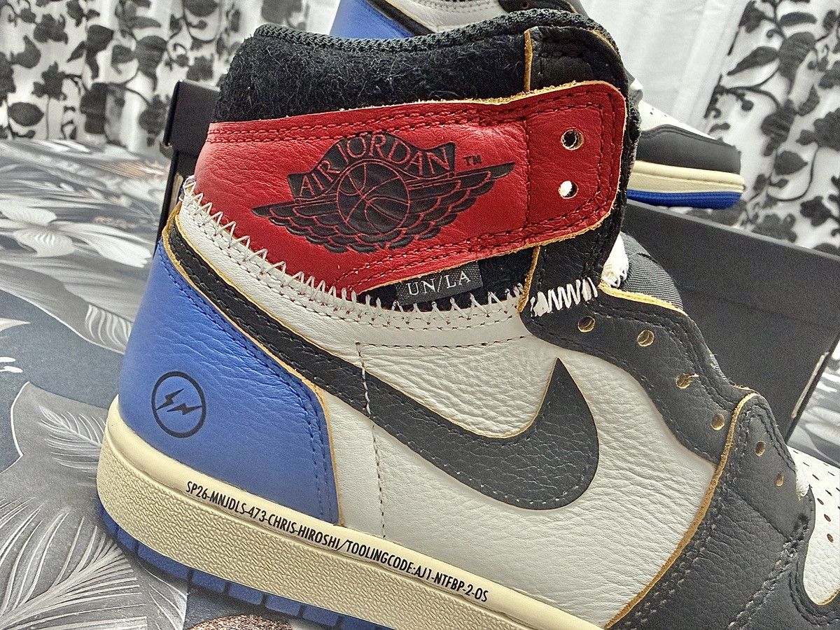 Jordan Brand × Union LA Jordan 1 Union LA x Fragment Varsity Red US 6.5 Size US 6.5 / EU 39-40 - 3 Thumbnail