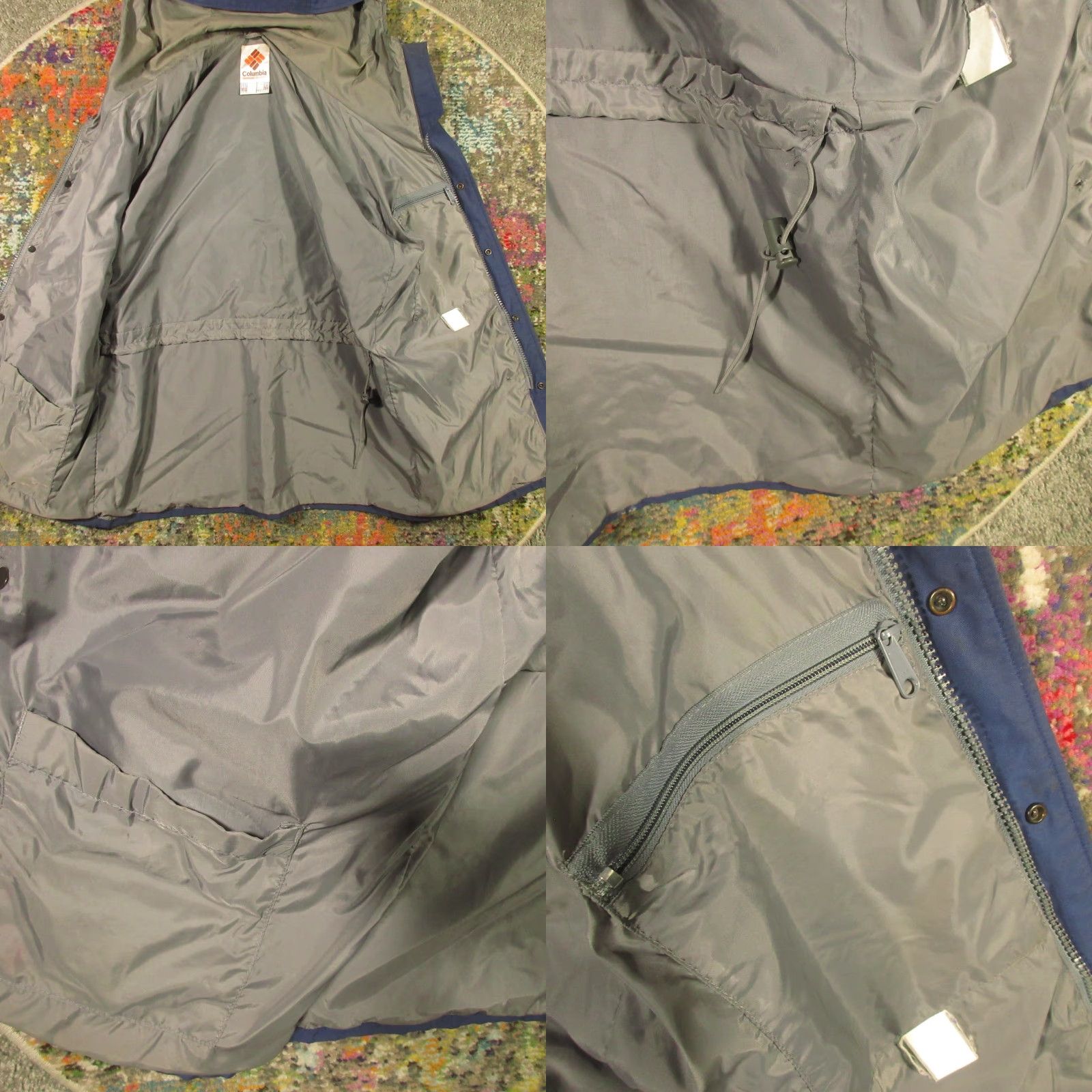Vintage VINTAGE Columbia Parka Jacket Men’s M Blue Ski Hooded Pockets 70s Nylon Windproof Water Resistant Full Zip Insulated Mid-Length Regular Size Size US M / EU 48-50 / 2 - 8 Thumbnail