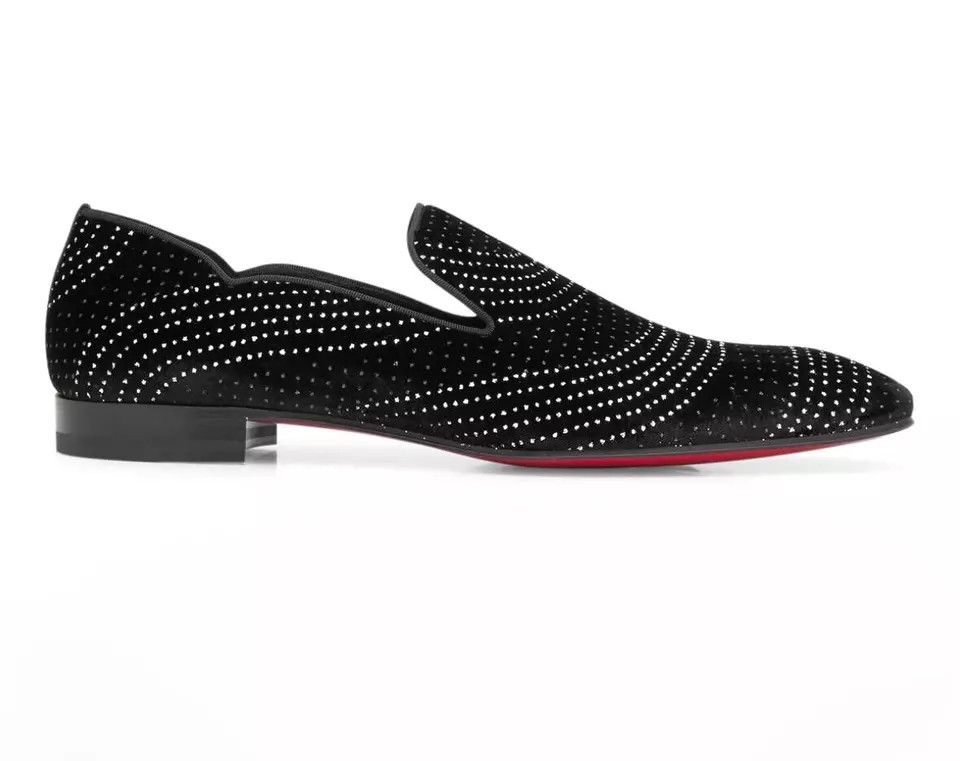 Christian Louboutin o1bcso1str1024 Dandy Chick Flat in Black Size US 8 / EU 41 - 1 Thumbnail
