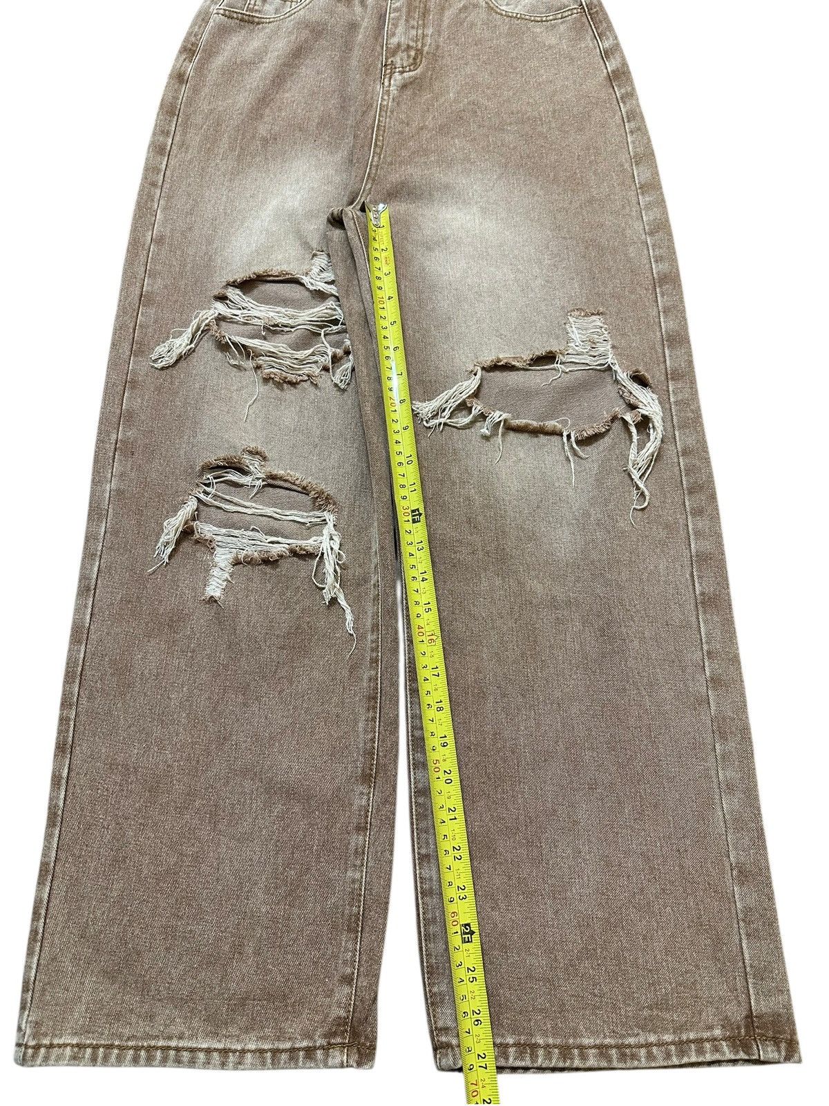 Japanese Brand Vintage Japanese Brand Faded Wash Distressed Baggy Jeans Size US 28 / EU 44 - 13 Thumbnail