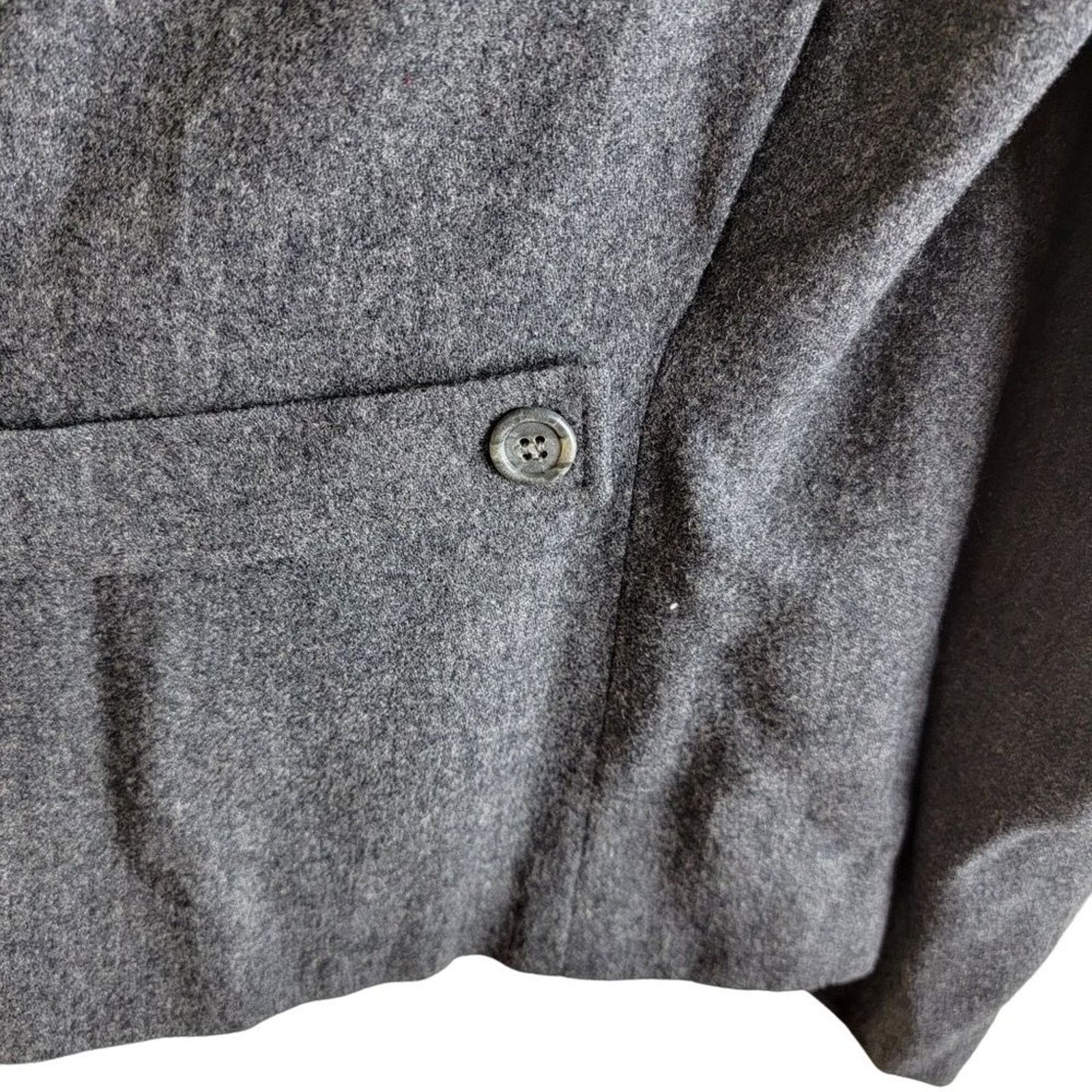 Jones New York Vintage Jones New York Womens Wool Tweed Blazer size 10 Grey Size L / US 10 / IT 46 - 6 Thumbnail