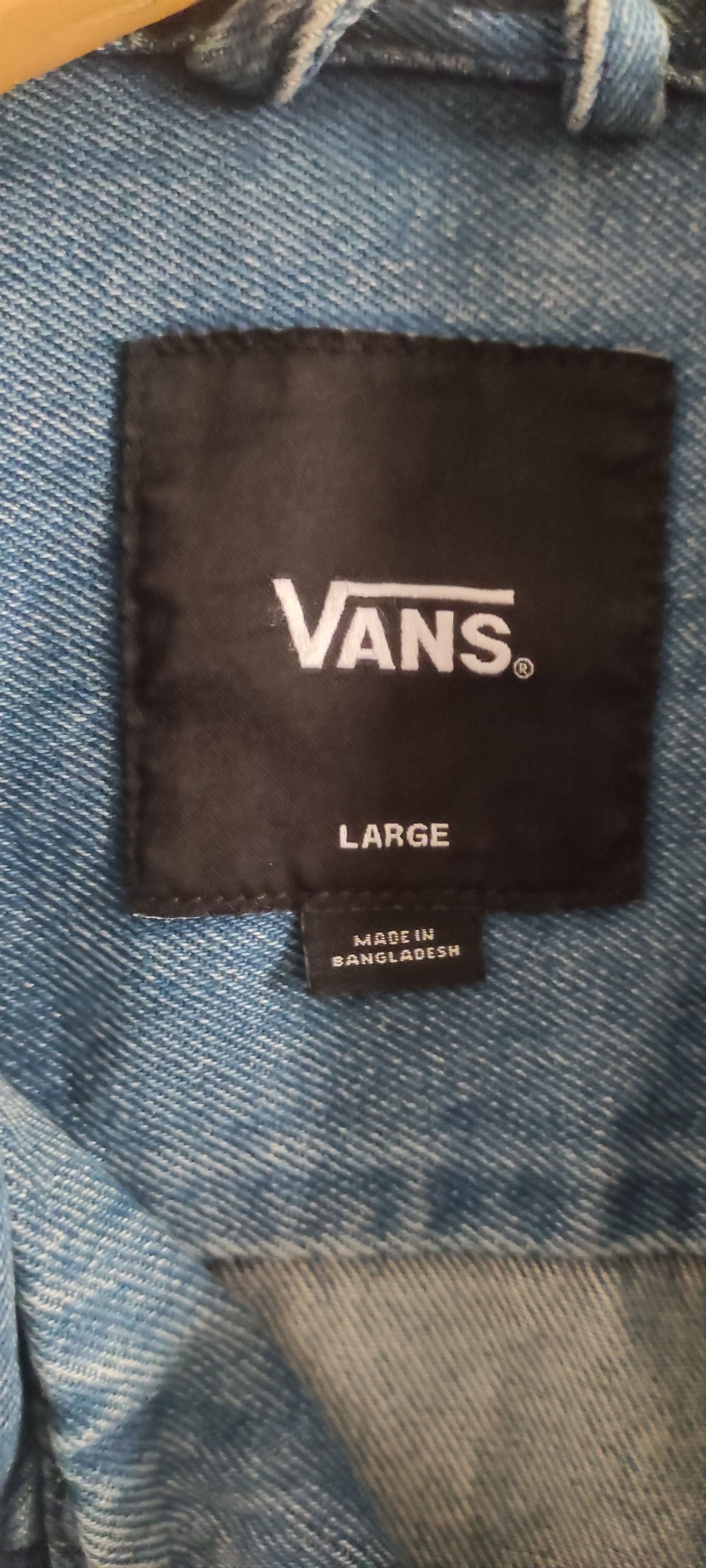 Vans Vans Denim Torrey Coach Men's Jacket in Stone Wash Size US L / EU 52-54 / 3 - 12 Thumbnail