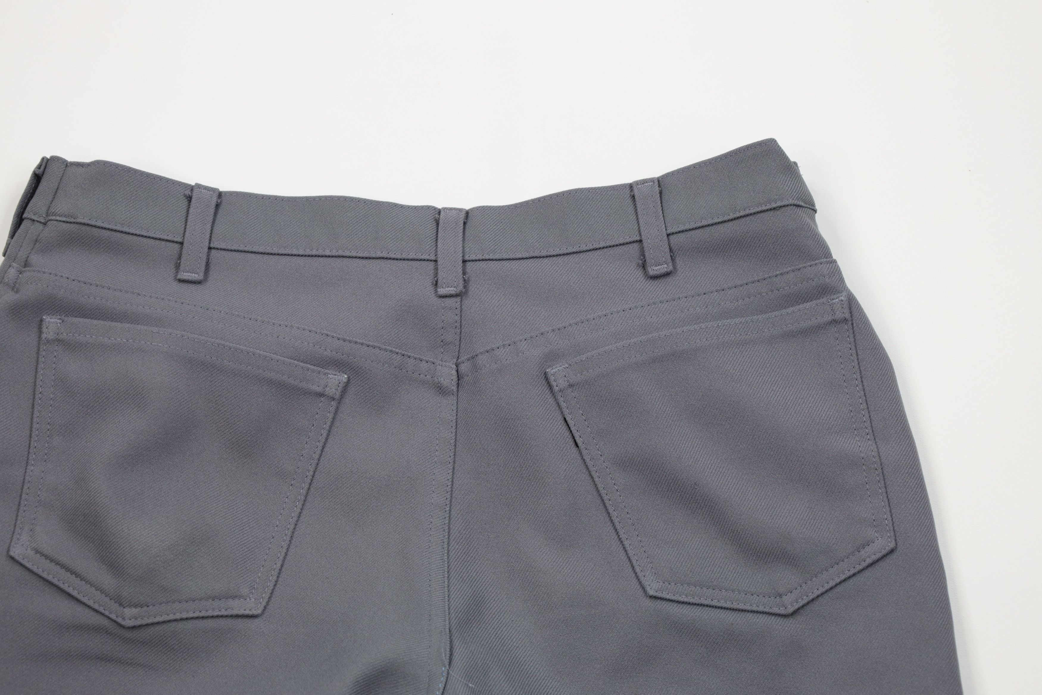 Levi's Vintage 70s Levis Flared Wide Leg Chino Pants Gray USA Size US 36 / EU 52 - 12 Thumbnail