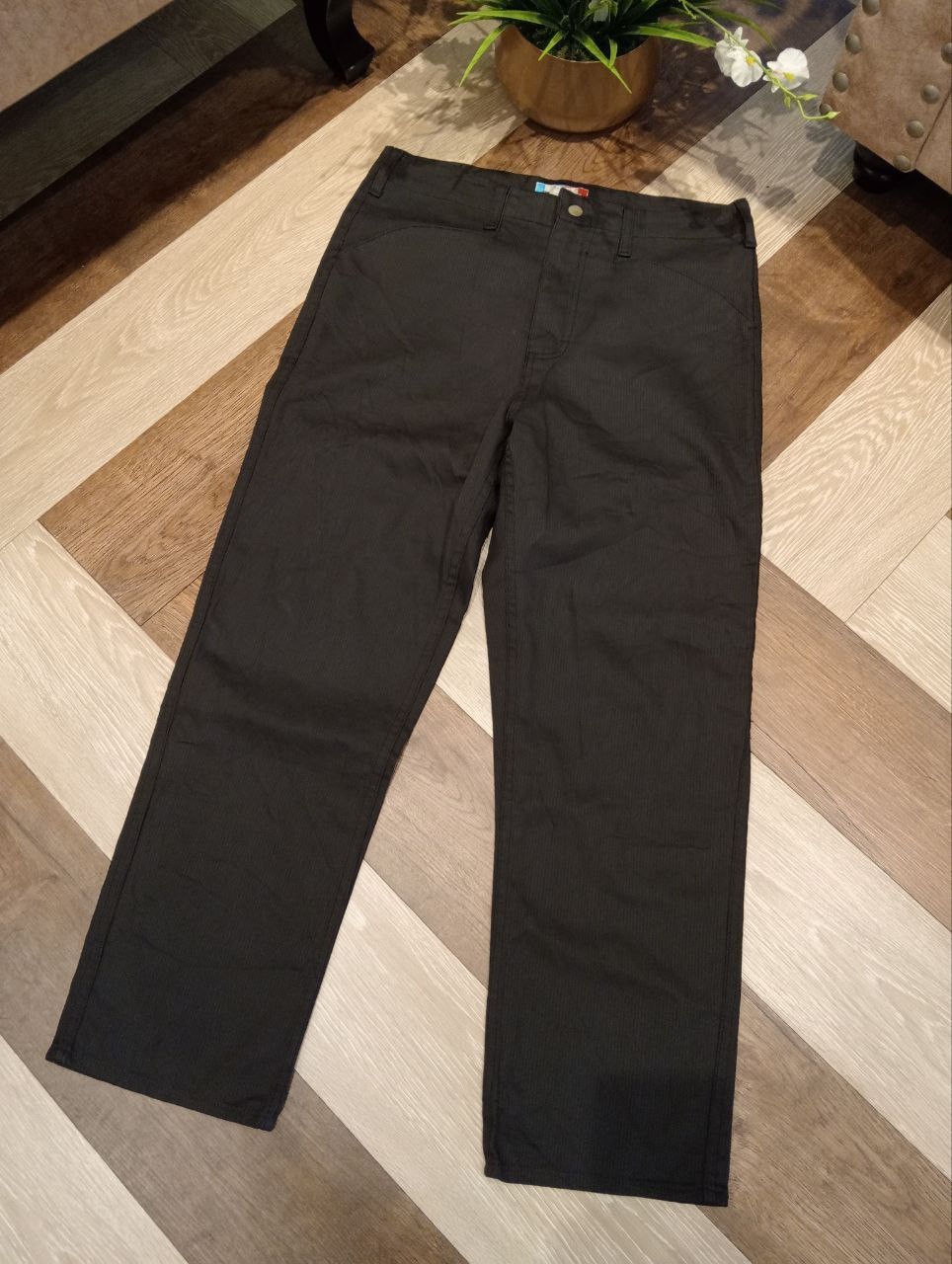 Monitaly MONITALY VINTAGE COTTON PANTS - SIZE 30 BLACK Size US 30 / EU 46 - 3 Thumbnail