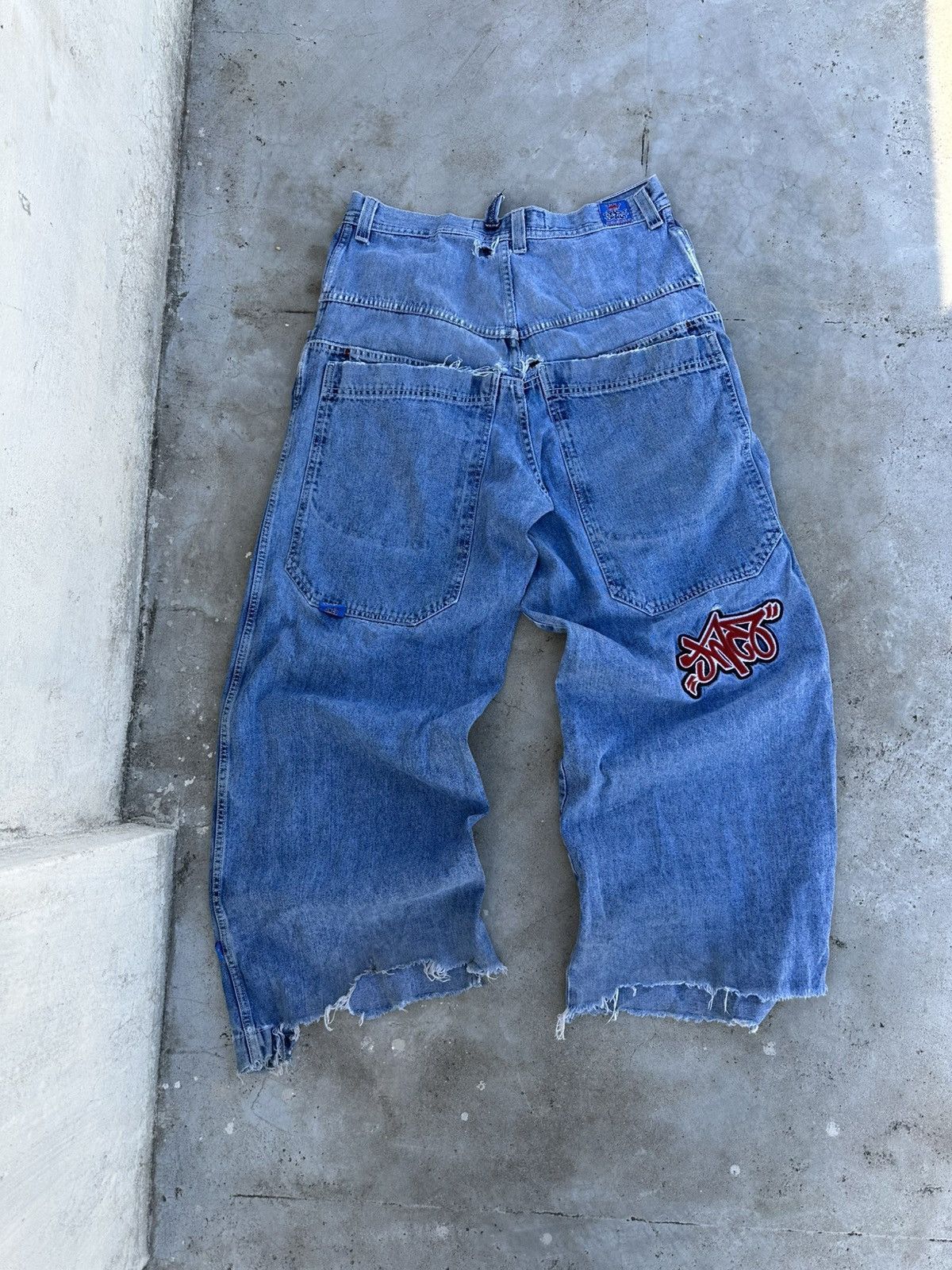 JNCO × Vintage Vintage JNCO Jeans 2x Baggy Wide-Leg Y2K Skater Denim (34W) Size US 34 / EU 50 - 1 Thumbnail