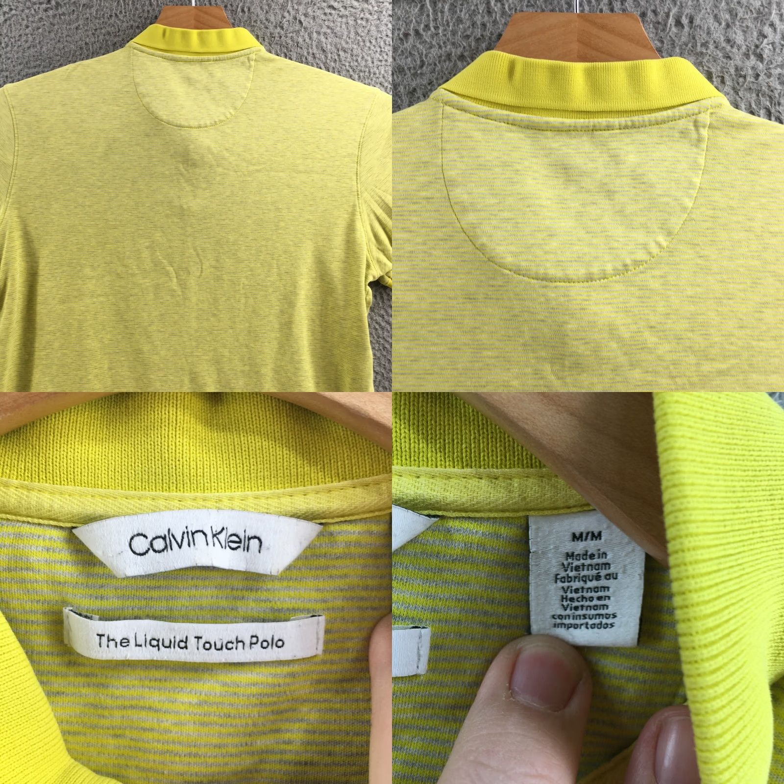 Calvin Klein Calvin Klein Polo Shirt Mens M Yellow Cotton Short Sleeve Casual Shirt Size US M / EU 48-50 / 2 - 8 Thumbnail