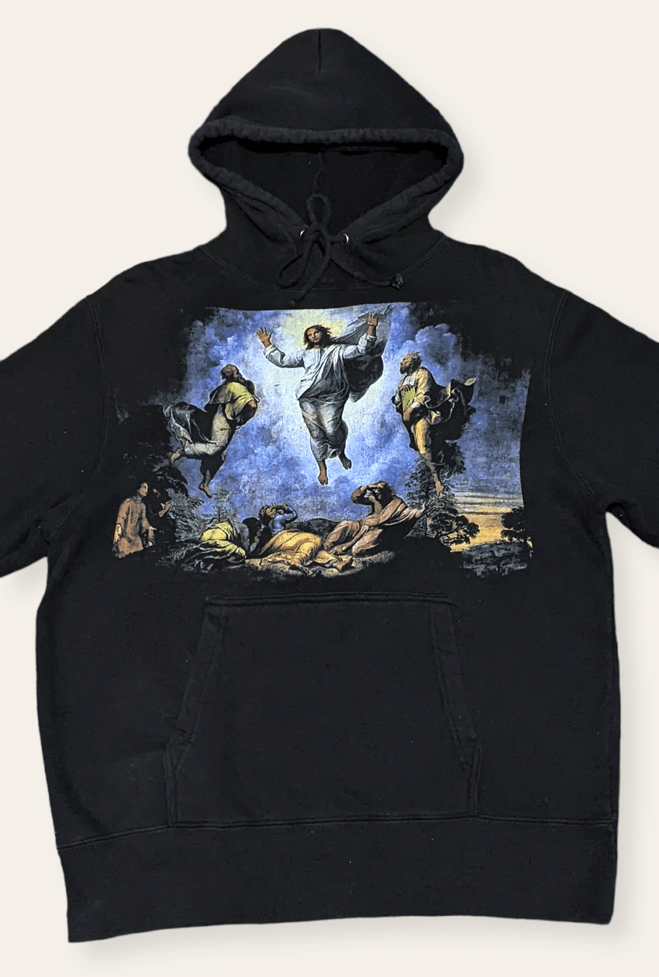 Vintage Vintage Rare Raphael Transfiguration Jesus Christ Art Hoodie Size US S / EU 44-46 / 1 - 4 Thumbnail