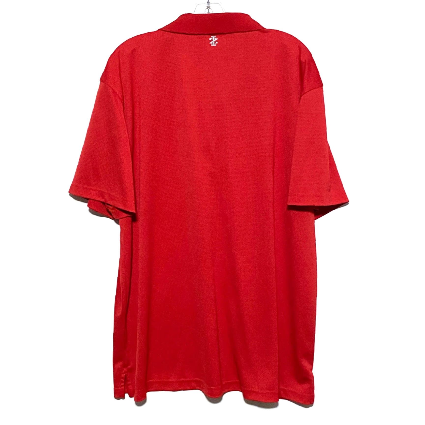 Izod Izod Golf Polo Shirt Red Mens XXL Short Sleeve Check Pullover Casual Golf Preppy Country Club Athletic Mens Size US XXL / EU 58 / 5 - 2 Thumbnail