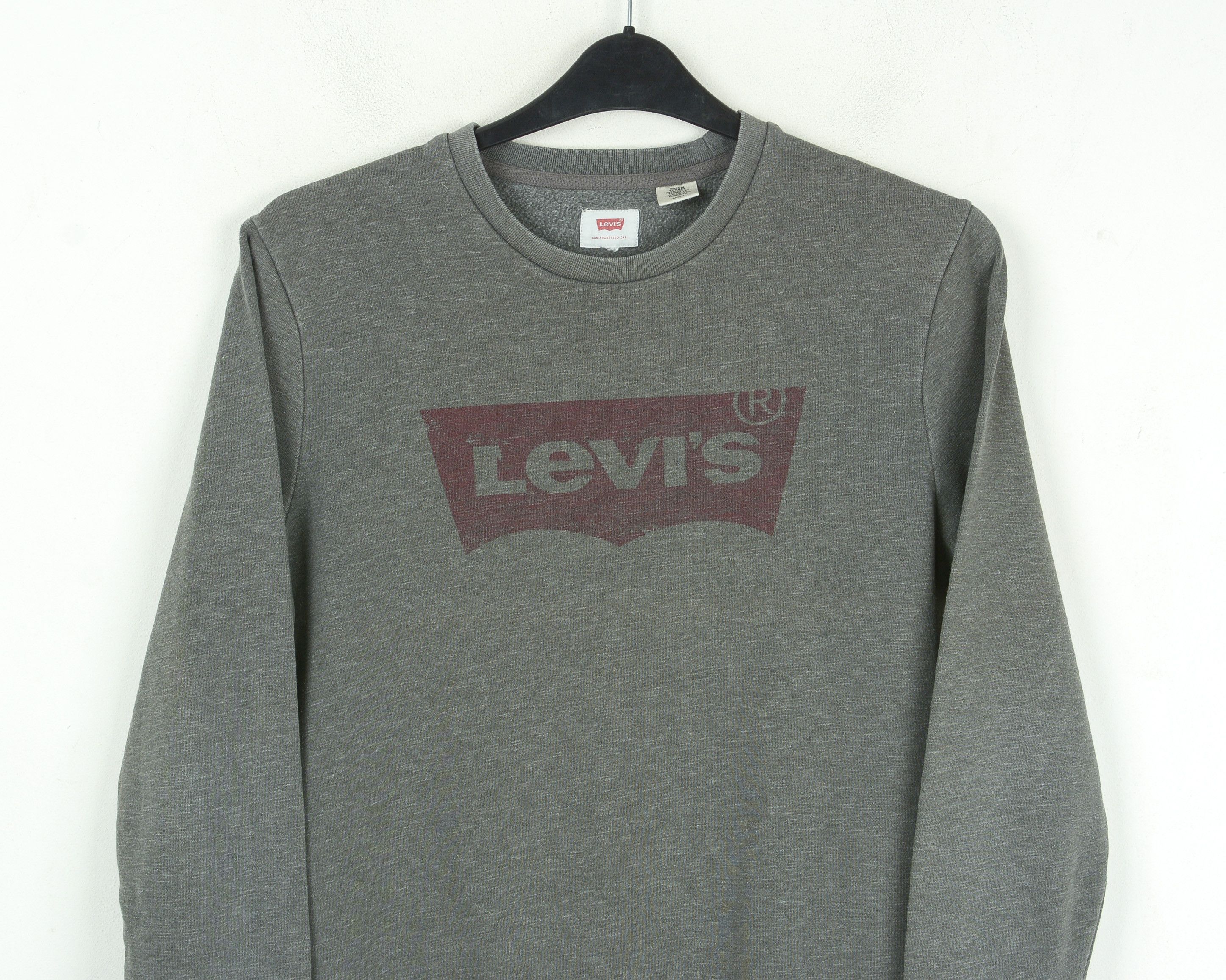Levi's Men S Jumper Sweatshirt Long Sleeve Crew Neck Pullover Size US S / EU 44-46 / 1 - 2 Thumbnail