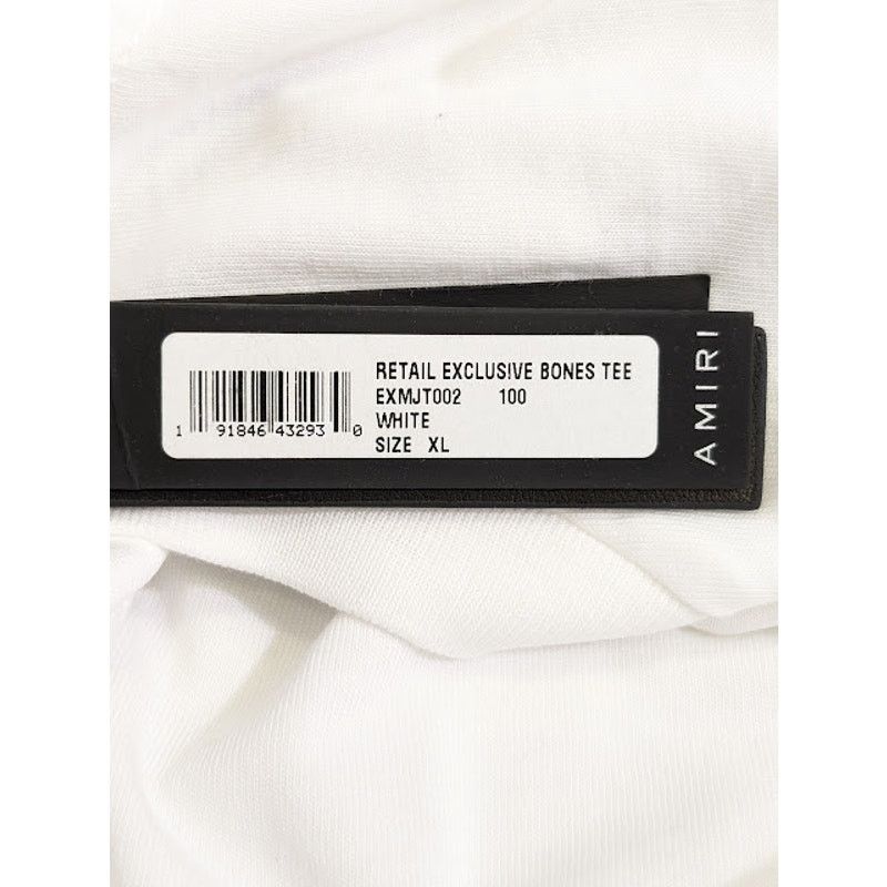 Amiri o1rshd1 Q:2 / Retail Exclusive Bones T-Shirt in White Size US XL / EU 56 / 4 - 16 Thumbnail