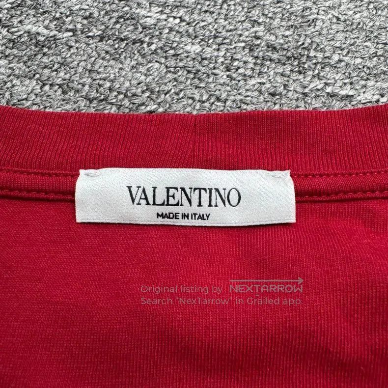 Valentino Valentino Red Letter Print Short Sleeve Tee. Size US L / EU 52-54 / 3 - 3 Thumbnail