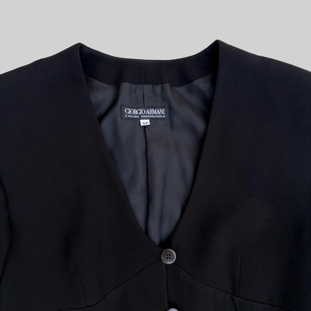 Giorgio Armani Giorgio Armani 1980 80s Vintage Designer Italy Made Blazer Size M / US 6-8 / IT 42-44 - 3 Thumbnail