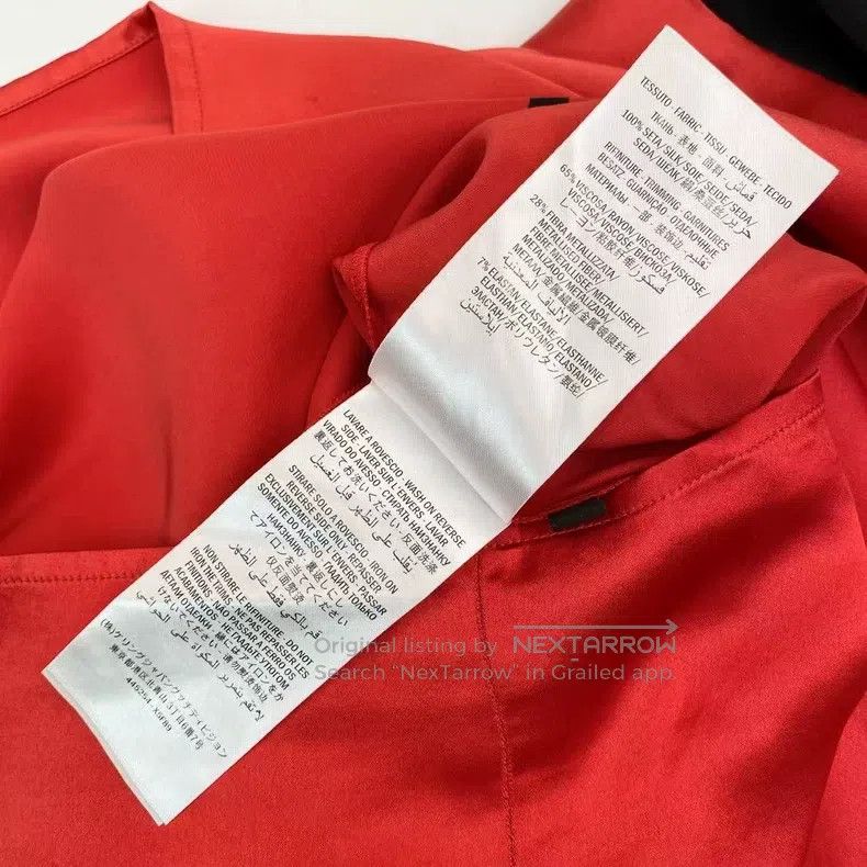 Gucci Gucci Mulberry silk double g logo printed red dress Size S / US 4 / IT 40 - 6 Thumbnail