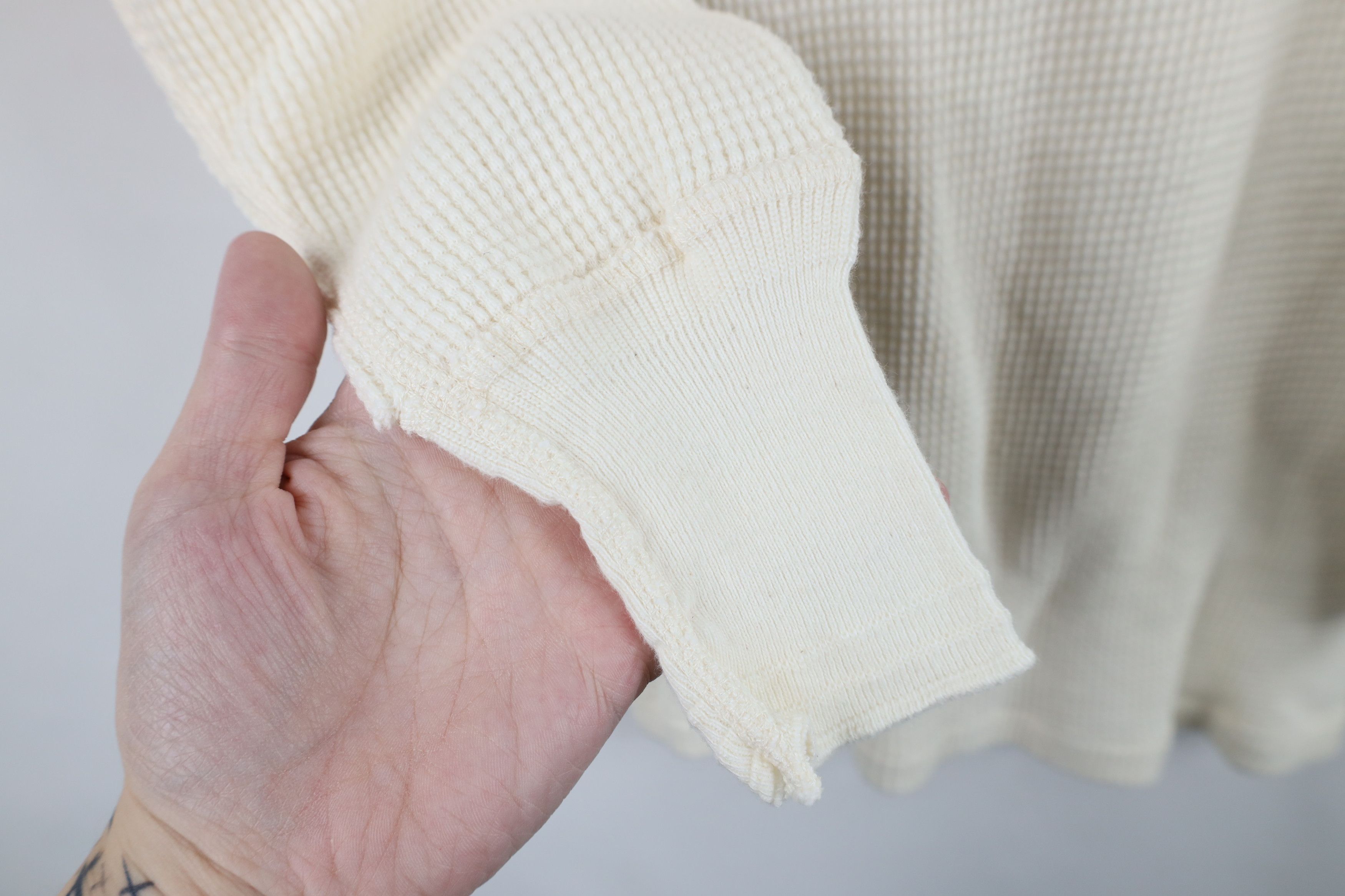 Vintage Vintage 40s 50s Pilgrim Waffle Knit Long Sleeve T-Shirt USA Size US L / EU 52-54 / 3 - 4 Thumbnail