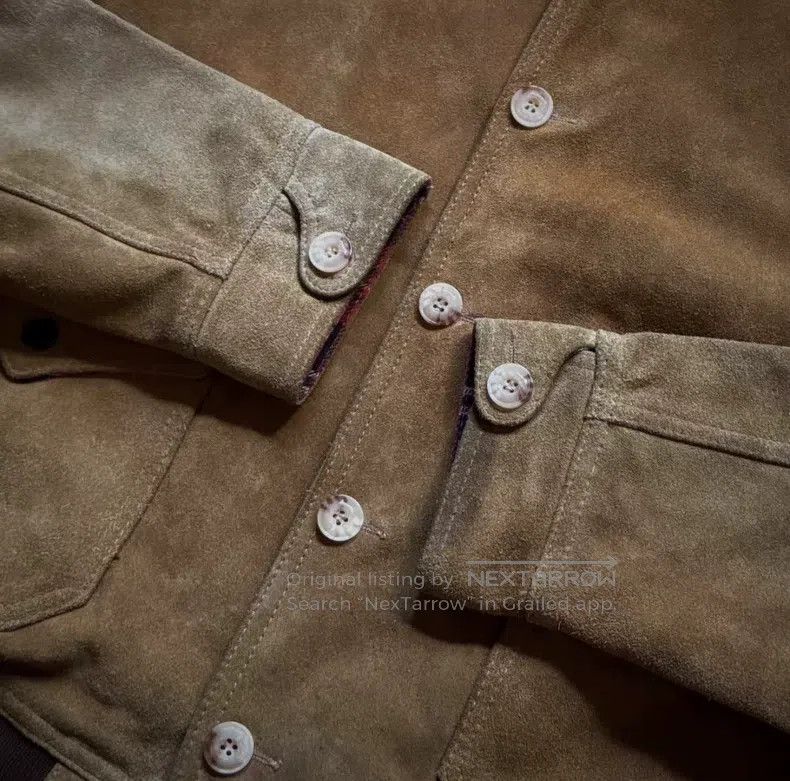 Schott Schott Vintage fleece leather jacket Size US XXL / EU 58 / 5 - 5 Thumbnail