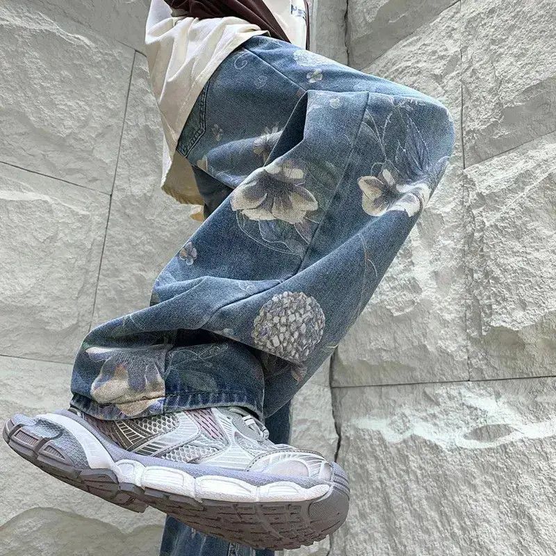 Japanese Brand Baggy Flower Jeans Size US 32 / EU 48 - 5 Thumbnail